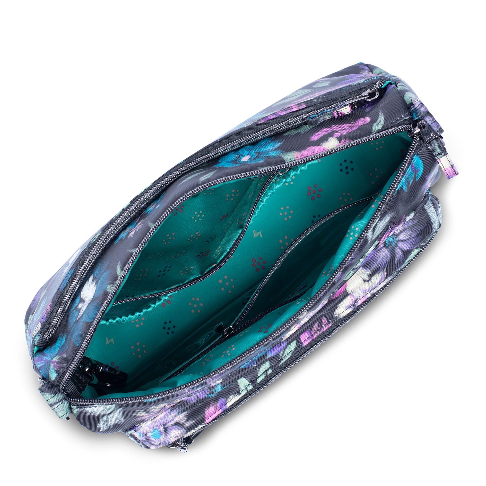 Stretch Crossbody Bag - BLOOM BLACK - Stretch_BloomBlack_05