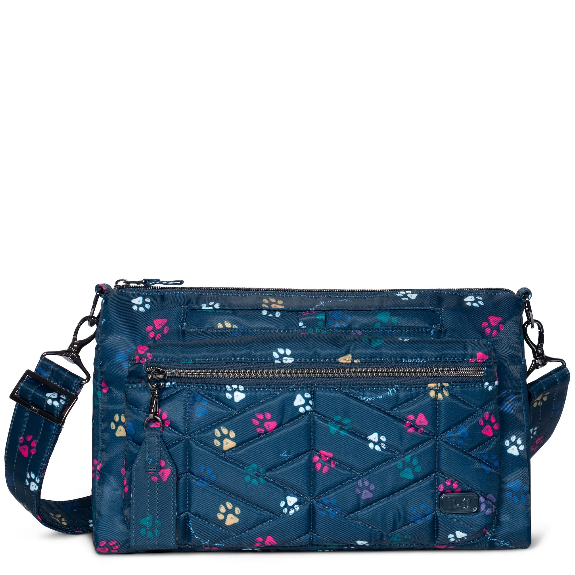 Stretch Crossbody Bag - PAWS NAVY - Stretch_PawsNavy_01