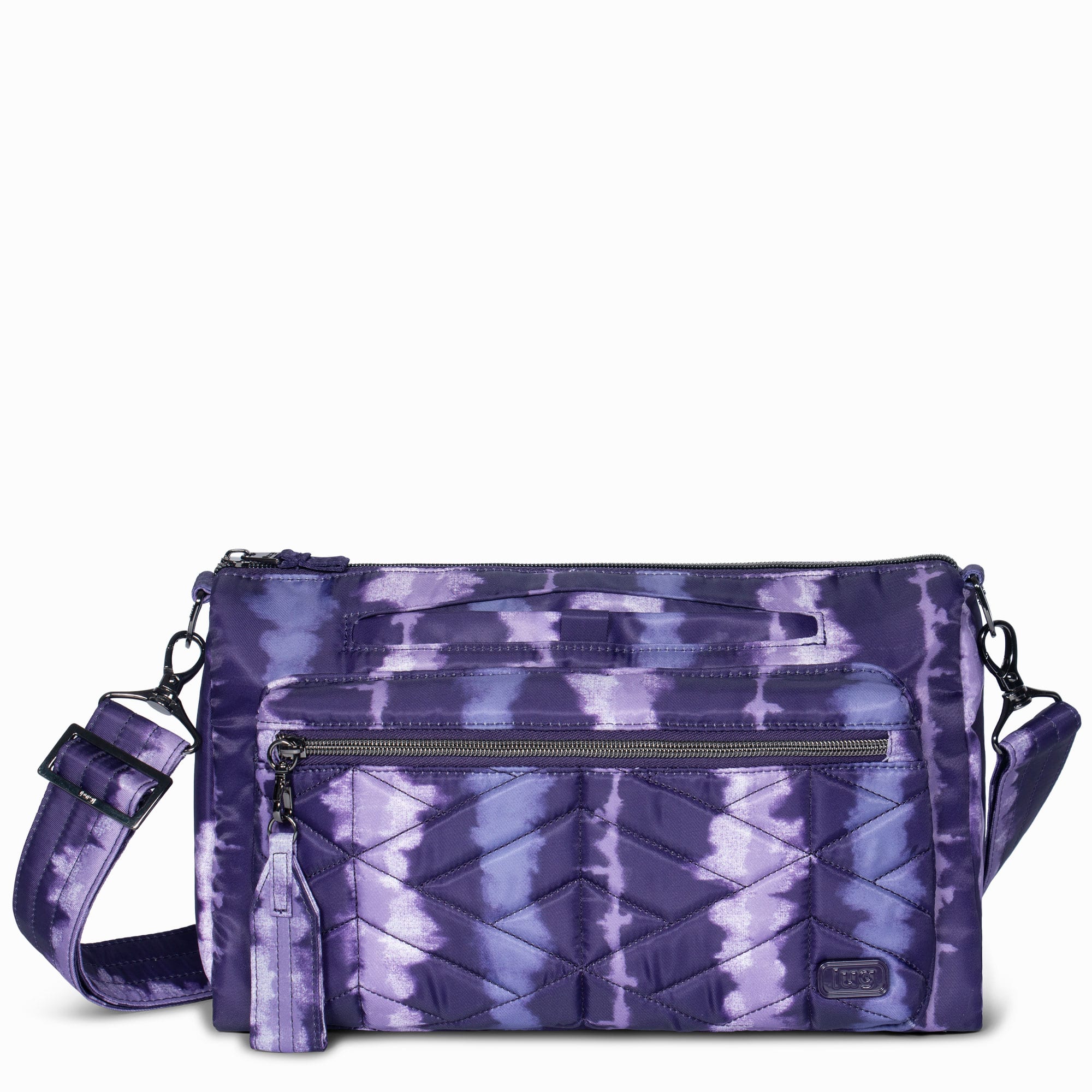 Stretch Crossbody Bag - SHIBORI PURPLE - Stretch_ShiboriPurple_01
