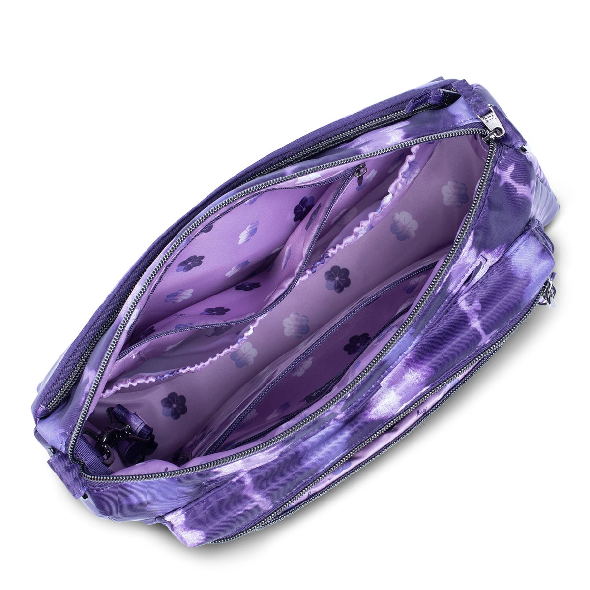 Stretch Crossbody Bag - SHIBORI PURPLE - Stretch_ShiboriPurple_05