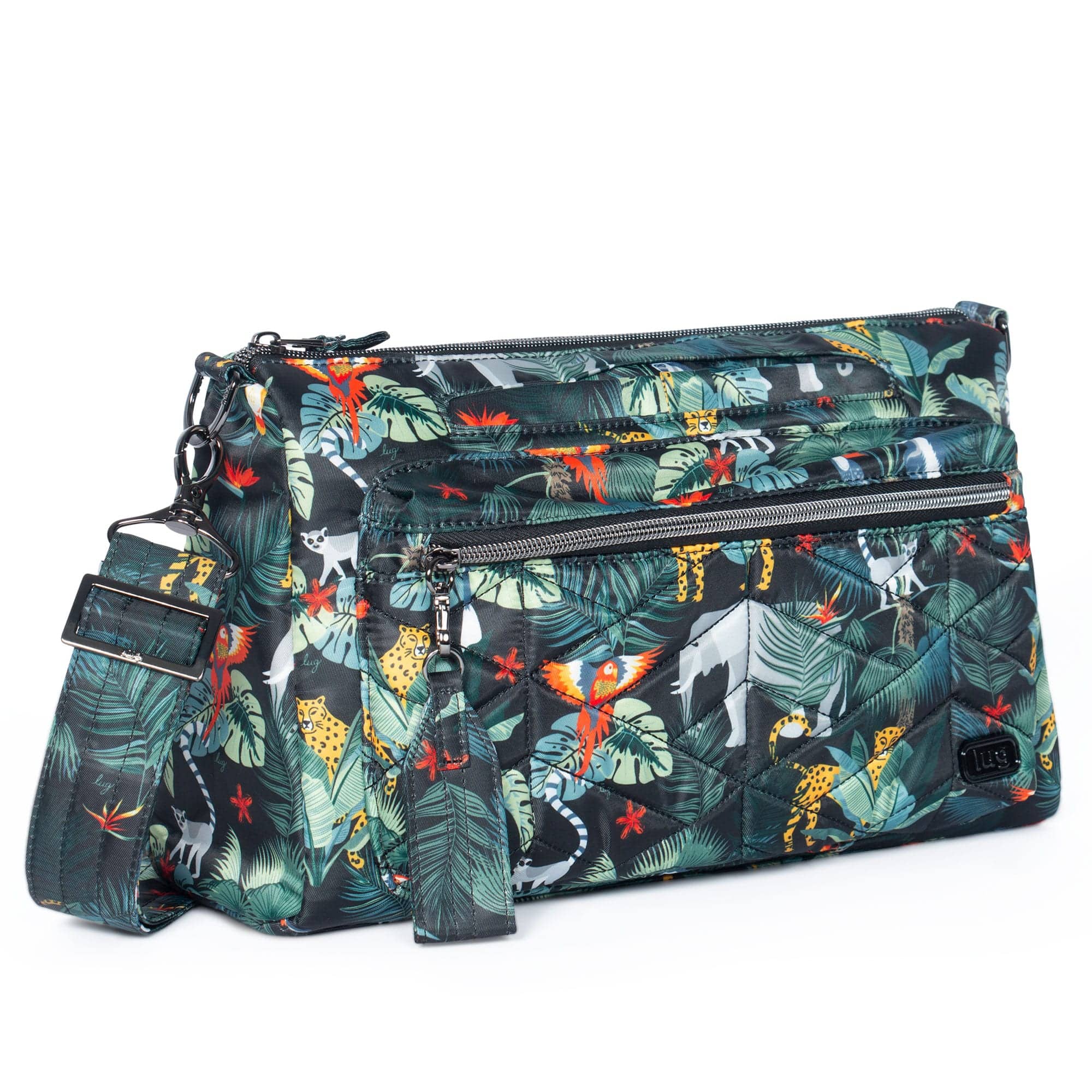 Stretch Crossbody Bag - WILDLIFE BLACK - Stretch_WildlifeBlack_02