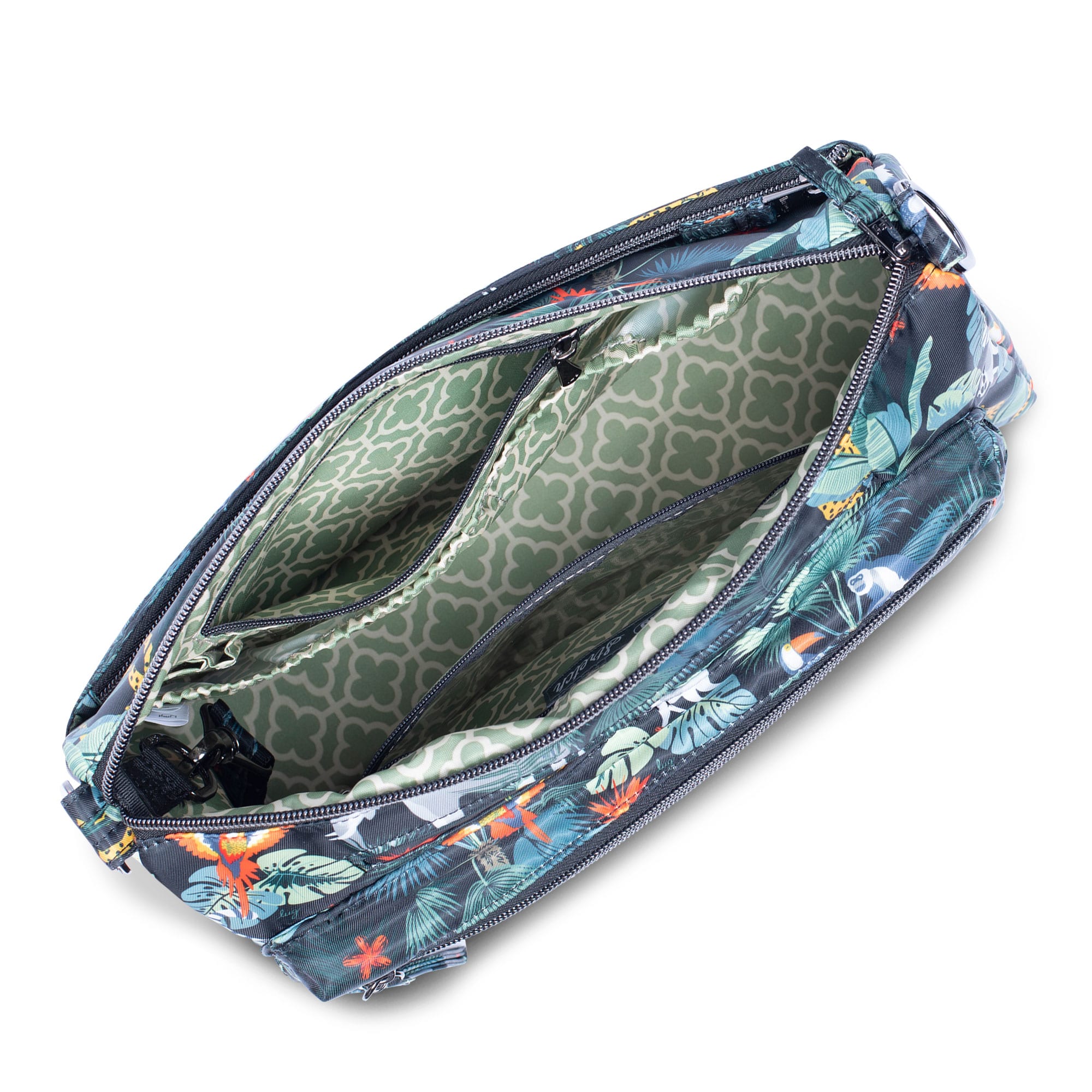 Stretch Crossbody Bag - WILDLIFE BLACK - Stretch_WildlifeBlack_05