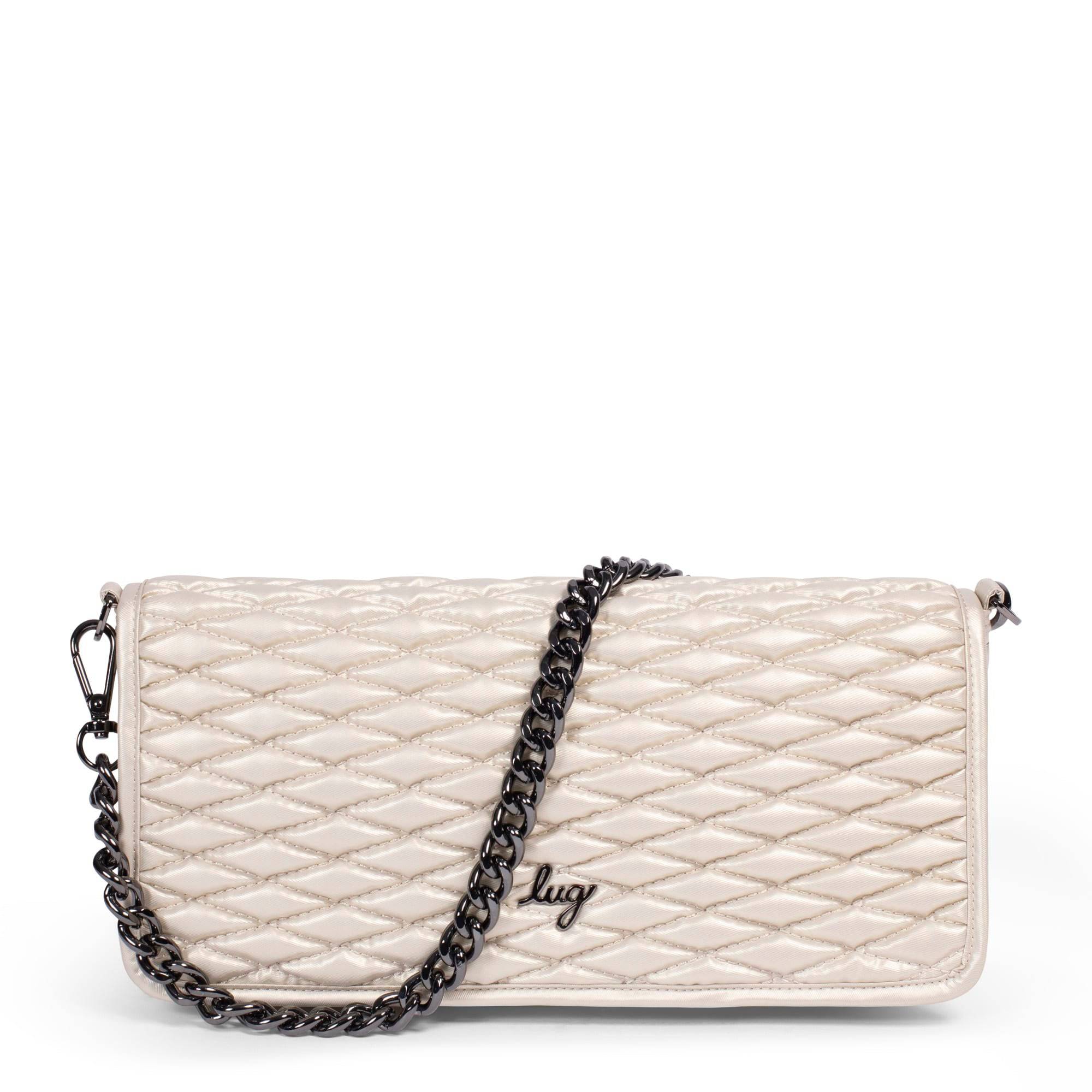 Strut Shoulder Bag - METALLIC CHAMPAGNE - Strut_ShampagneMettalic_01