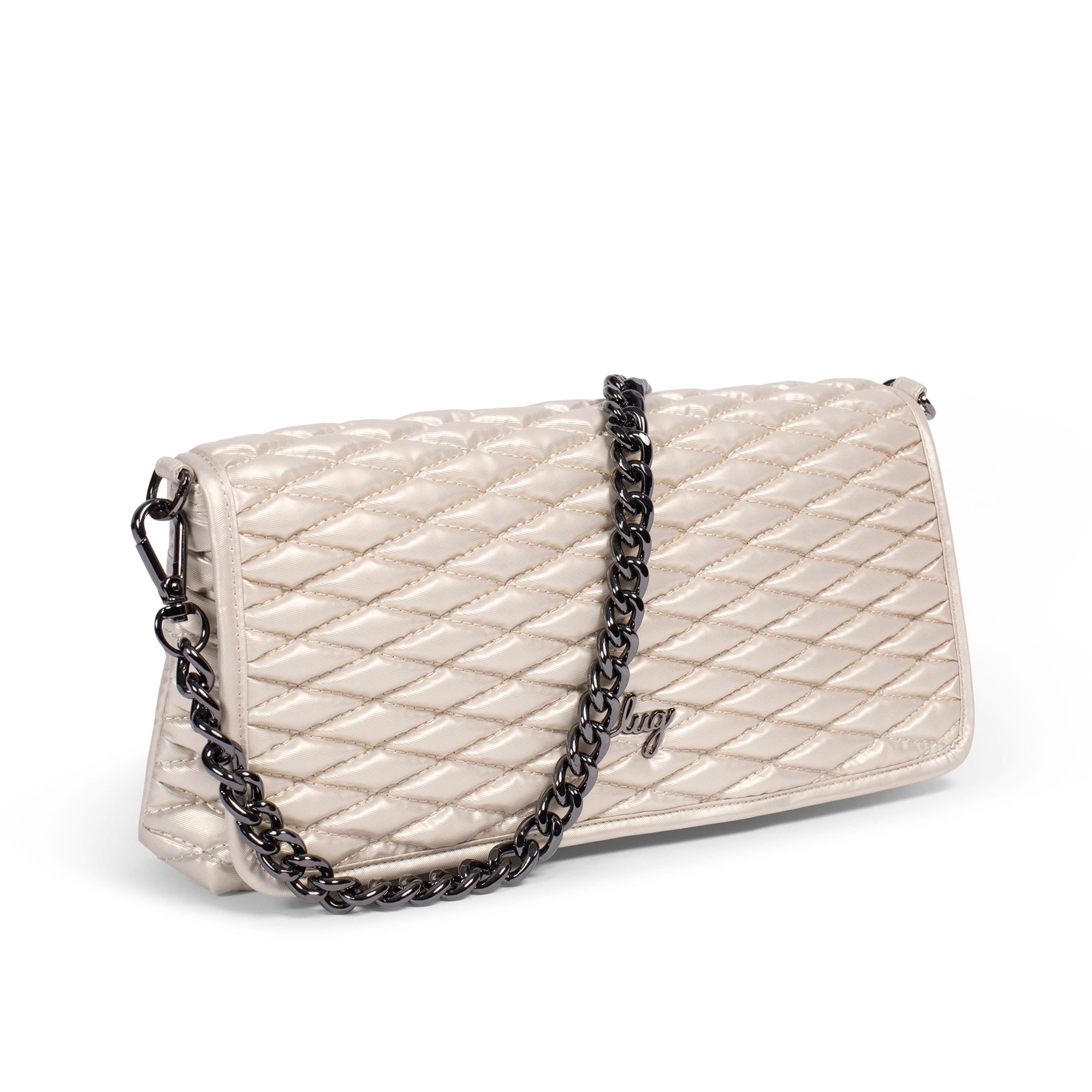 Strut Shoulder Bag - METALLIC CHAMPAGNE - Strut_ShampagneMettalic_02