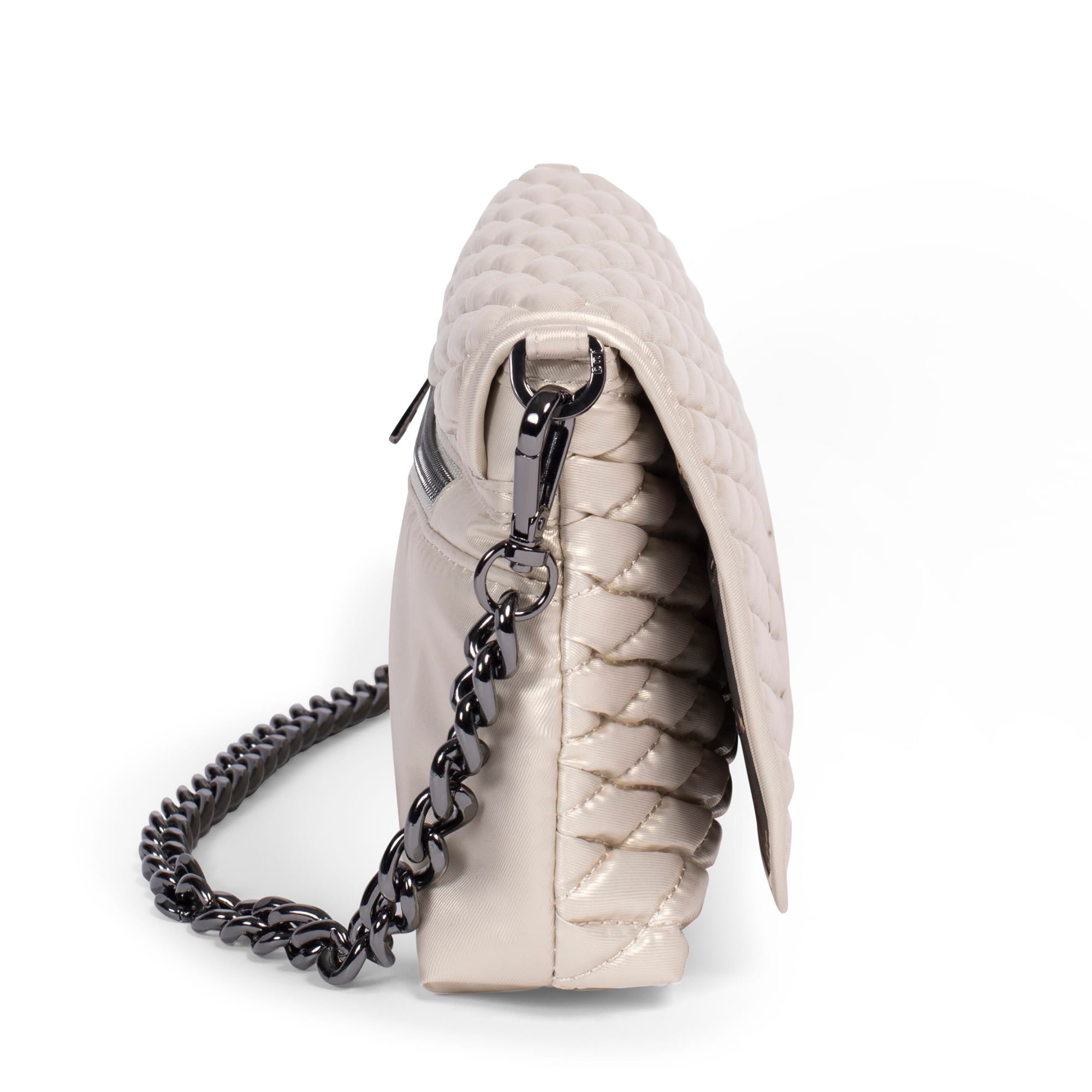 Strut Shoulder Bag - METALLIC CHAMPAGNE - Strut_ShampagneMettalic_03