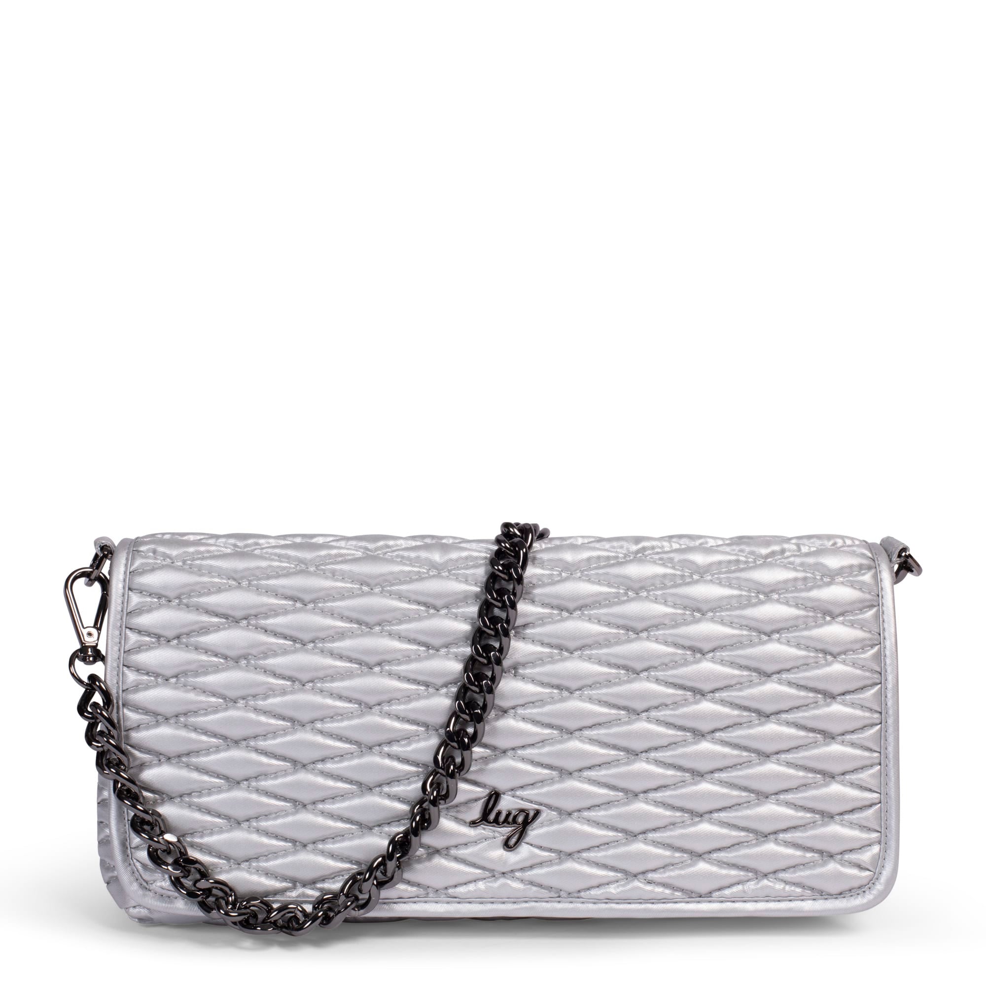 Strut Shoulder Bag - METALLIC SILVER - Strut_SilverMetallic_01