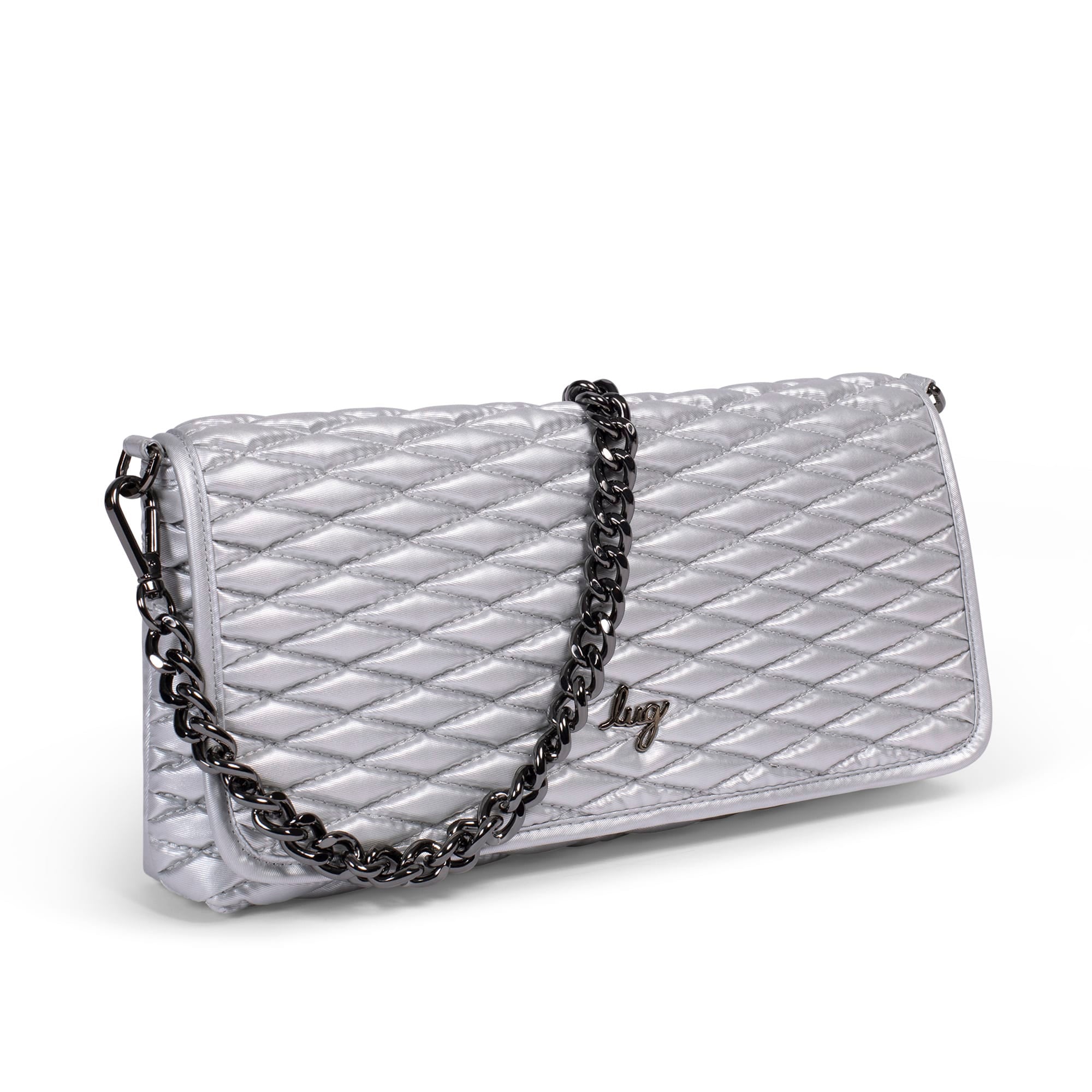 Strut Shoulder Bag - METALLIC SILVER - Strut_SilverMetallic_02