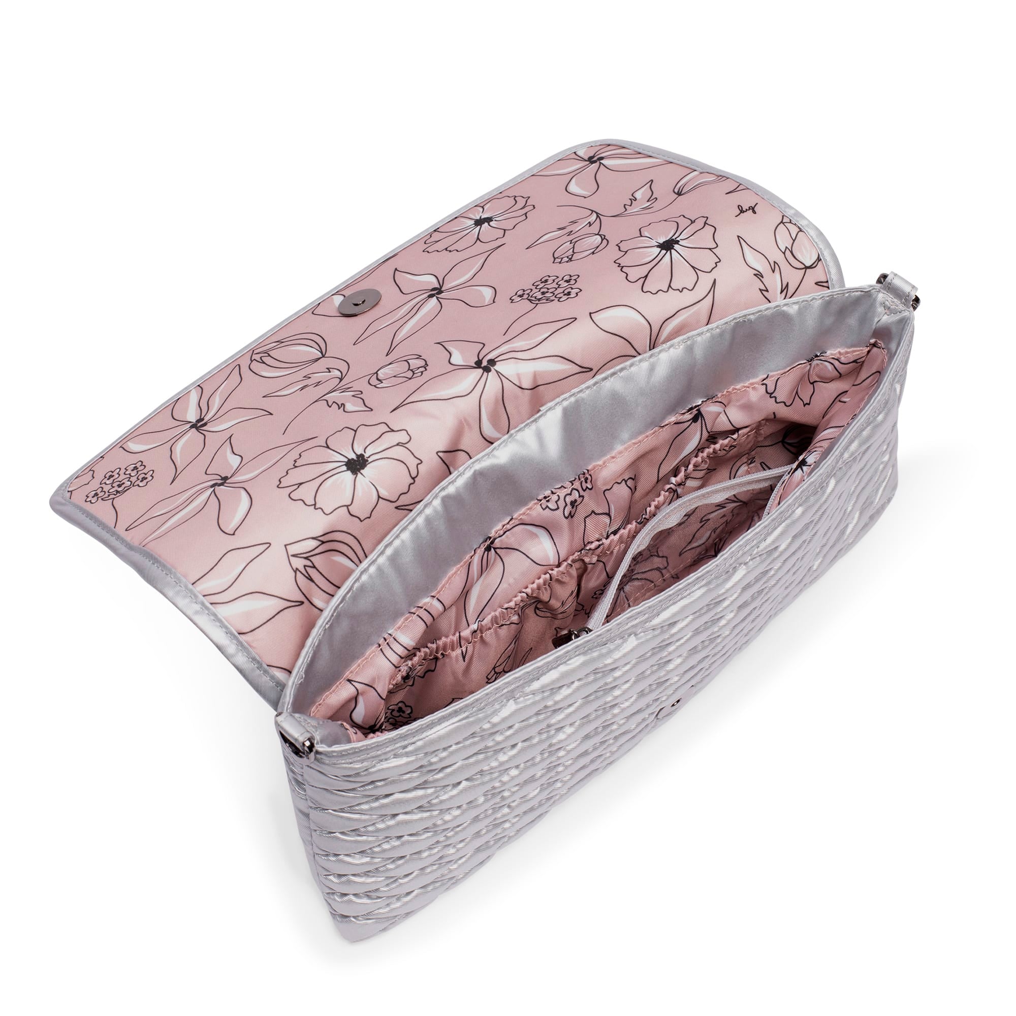 Strut Shoulder Bag - METALLIC SILVER - Strut_SilverMetallic_05