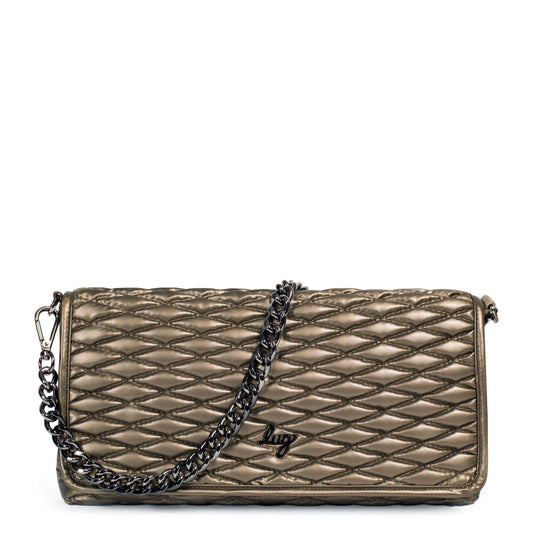 Strut Shoulder Bag - - Strut_WalnutMetallic_01