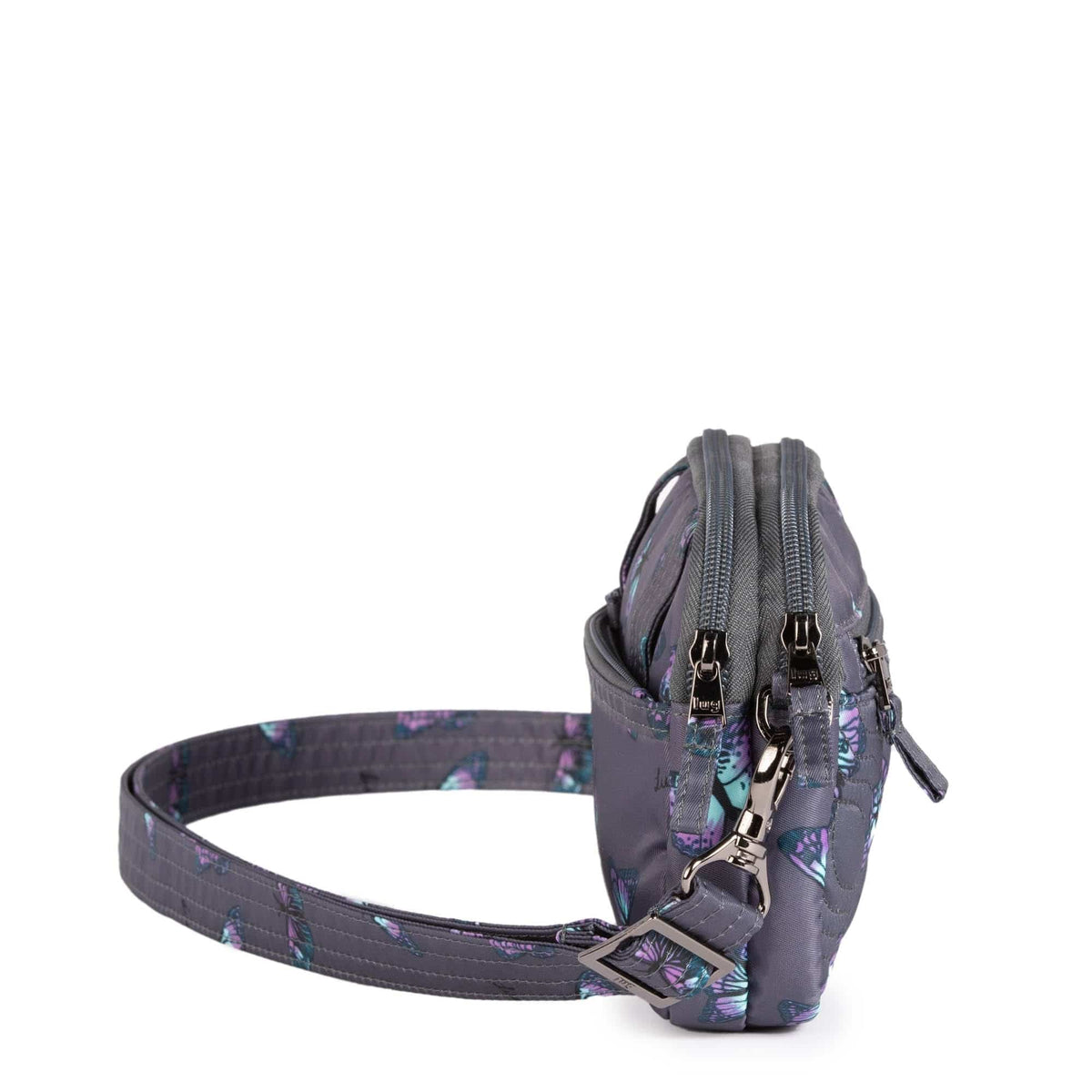 Super Coupe Convertible Crossbody Bag - BUTTERFLY GREY - SuperCoupe_ButterflyGrey_03