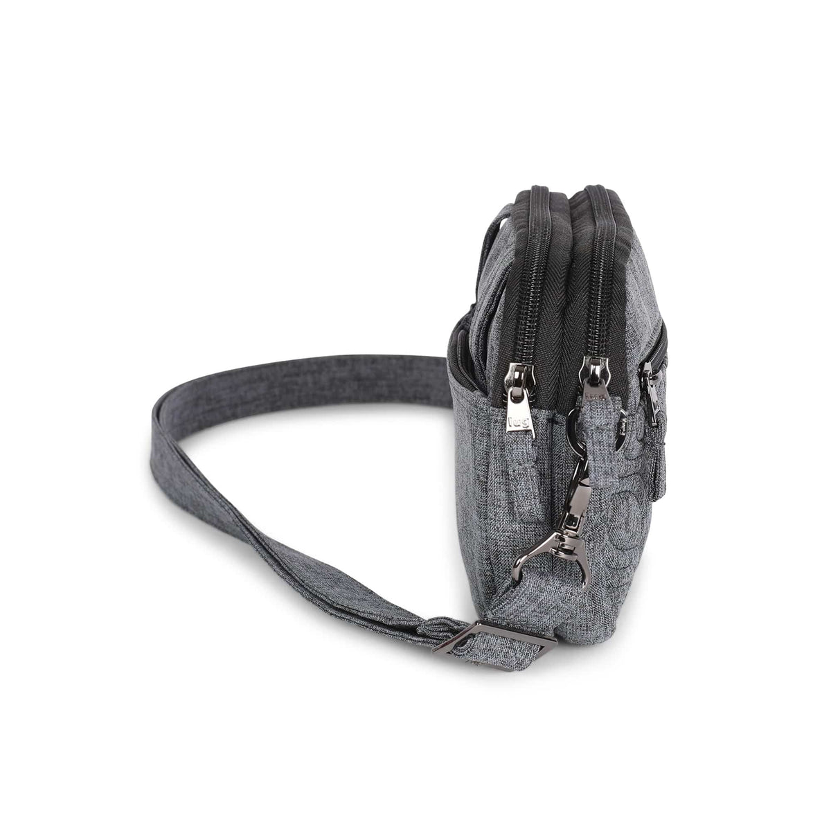 Super Coupe Convertible Crossbody Bag - HEATHER GREY - SuperCoupe_Heather_Grey_03