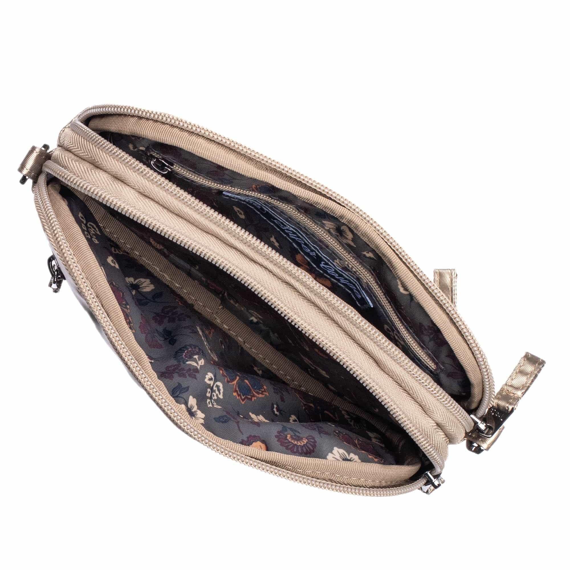 Super Coupe Convertible Crossbody Bag - METALLIC WALNUT - SuperCoupe_MetallicWalnut_05