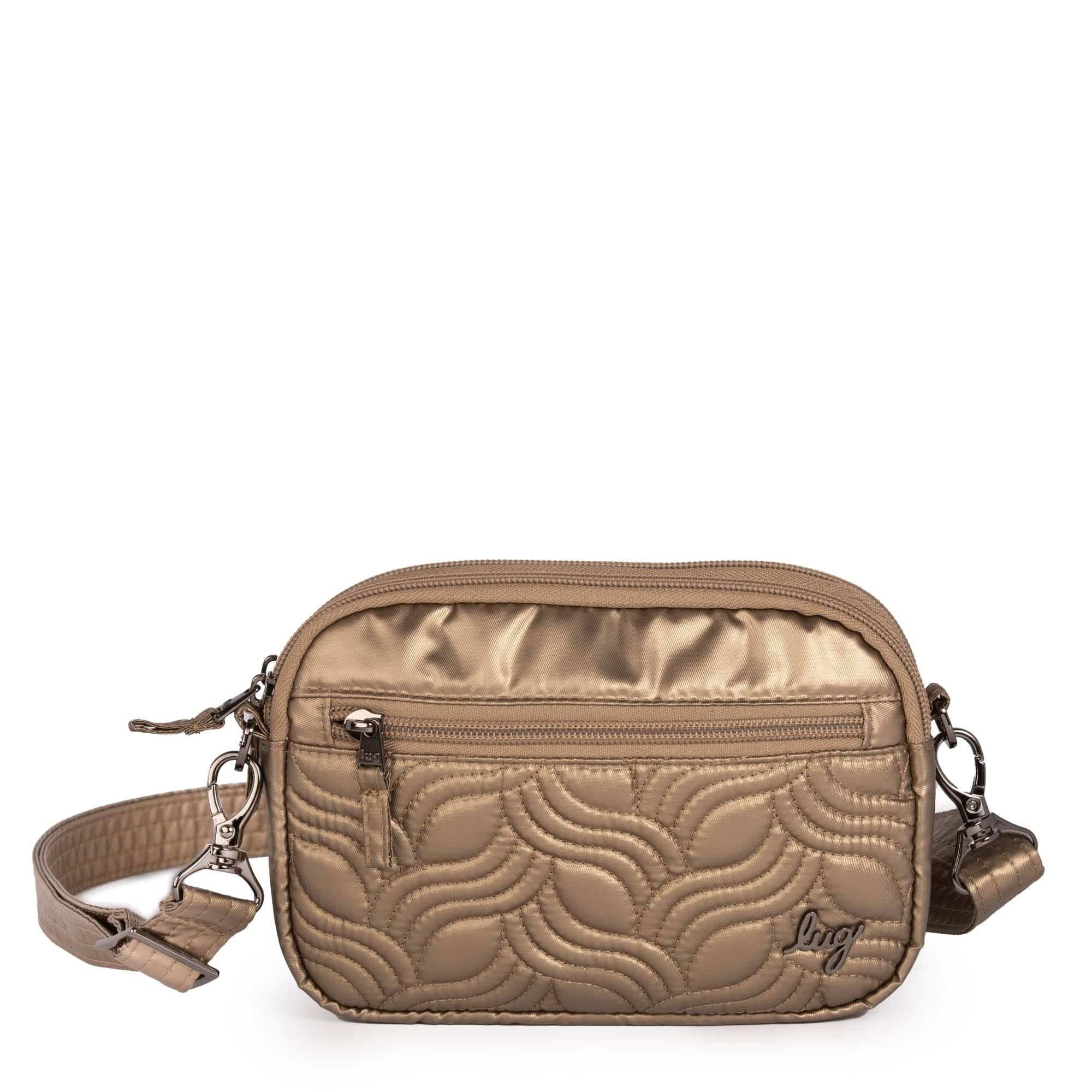 Super Coupe Convertible Crossbody Bag - METALLIC WALNUT - SuperCoupe_MetallicWanut_01