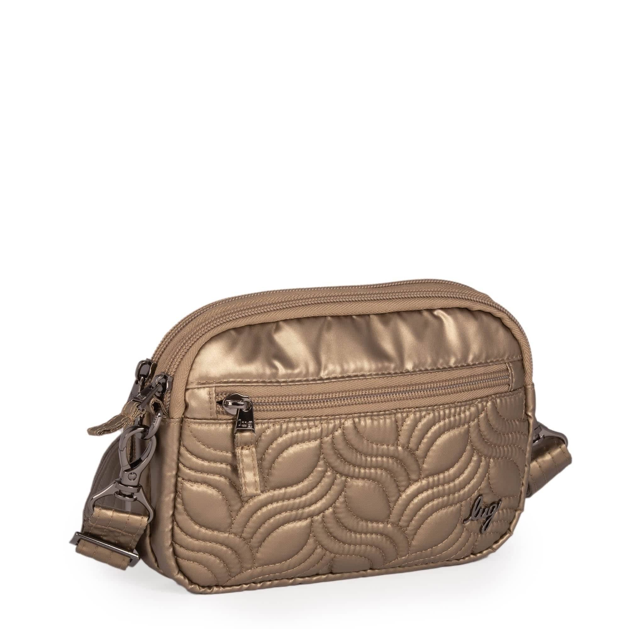 Super Coupe Convertible Crossbody Bag - METALLIC WALNUT - SuperCoupe_MetallicWanut_02