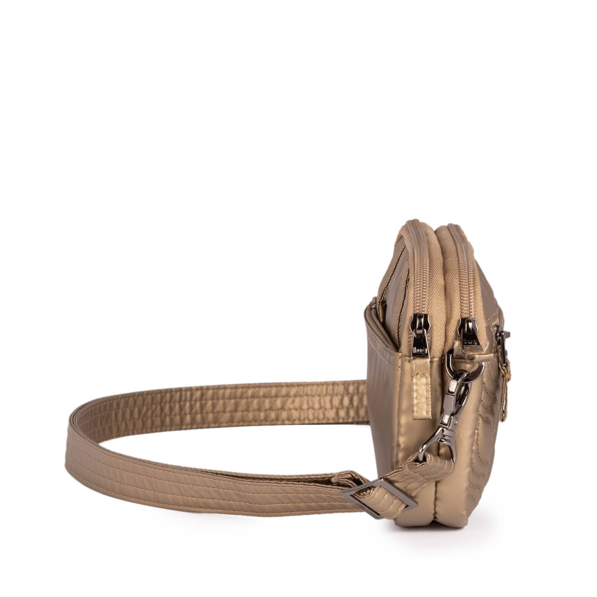 Super Coupe Convertible Crossbody Bag - METALLIC WALNUT - SuperCoupe_MetallicWanut_03