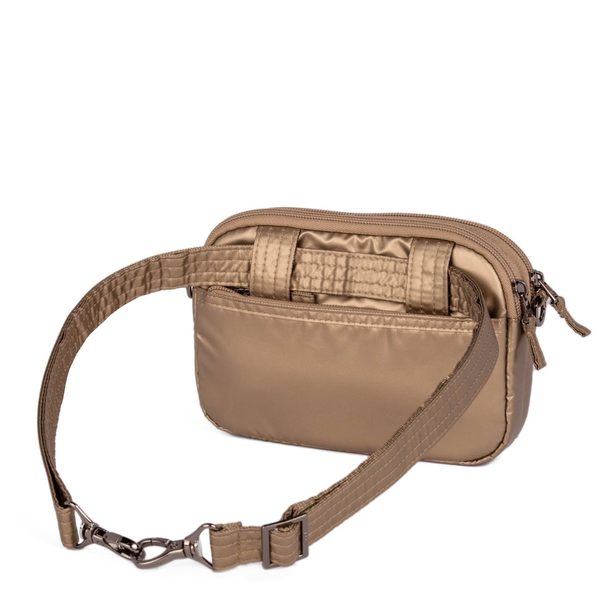 Super Coupe Convertible Crossbody Bag - METALLIC WALNUT - SuperCoupe_MetallicWanut_04