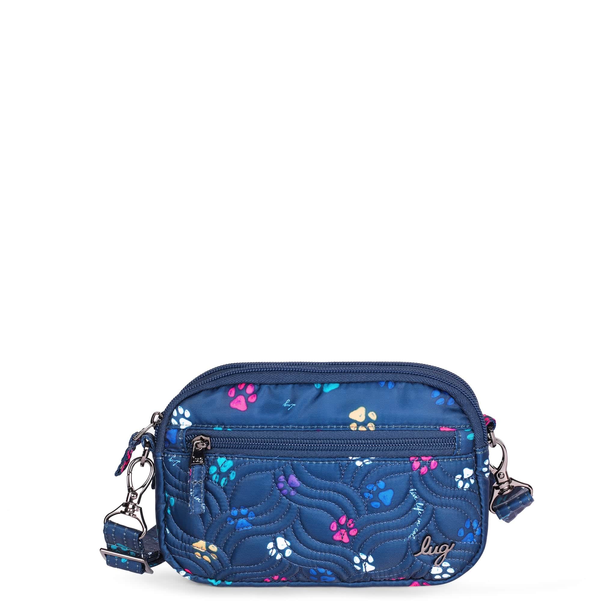 Super Coupe Convertible Crossbody Bag - PAWS NAVY - SuperCoupe_Paws_Navy_01