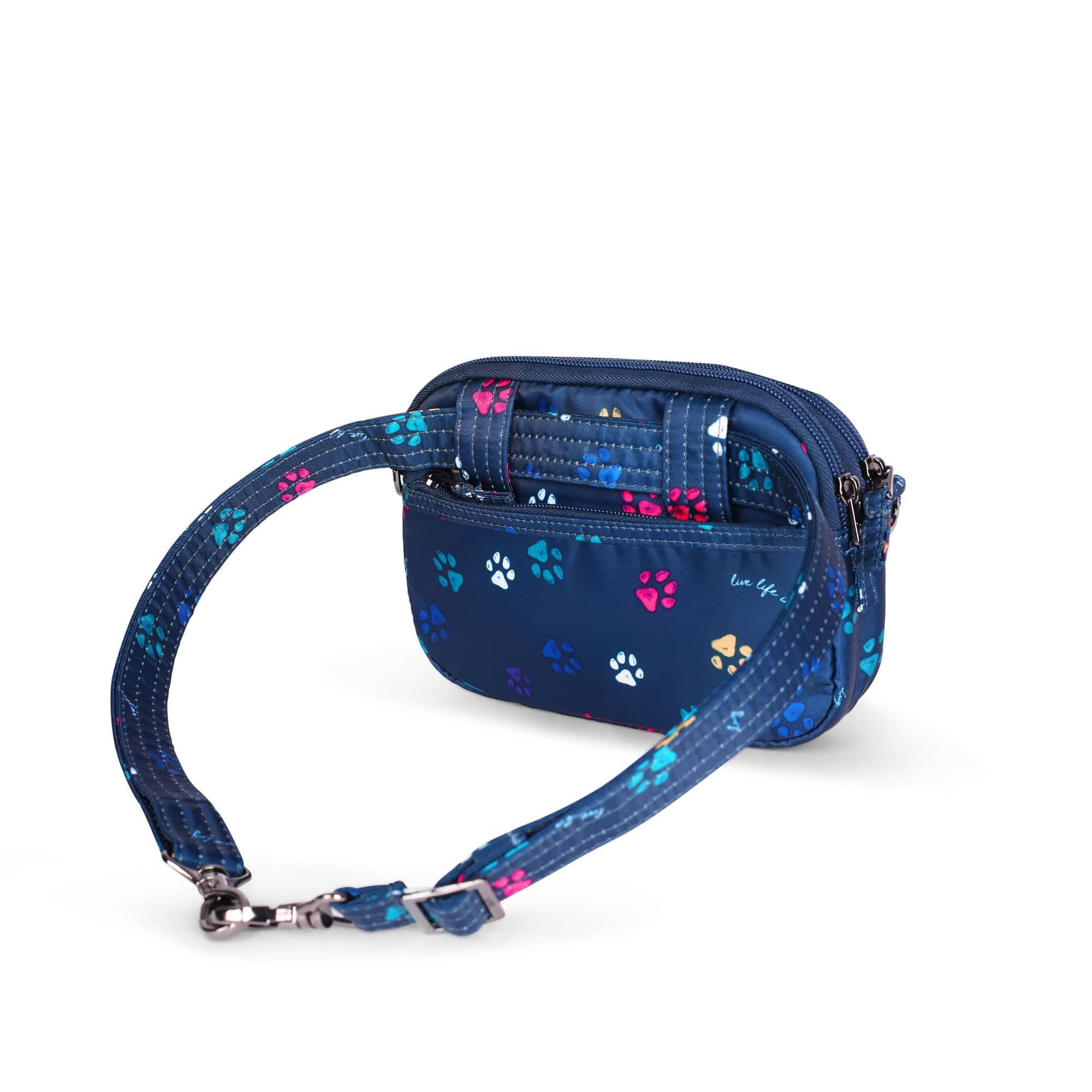 Super Coupe Convertible Crossbody Bag - PAWS NAVY - SuperCoupe_Paws_Navy_04