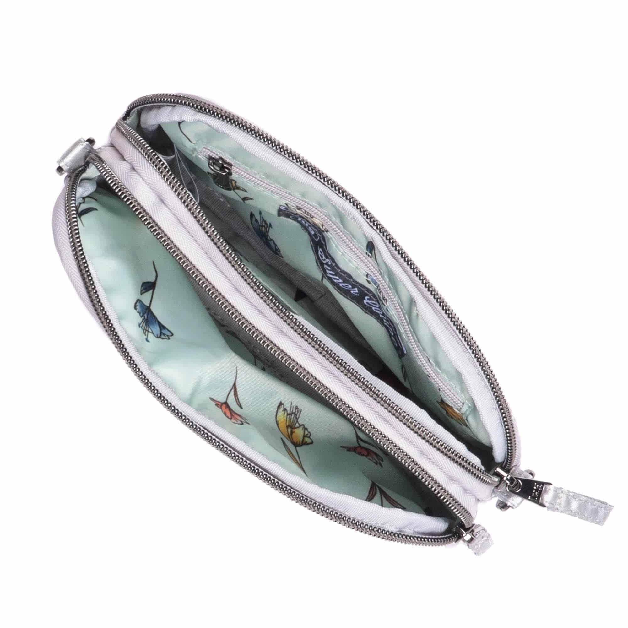 Super Coupe Convertible Crossbody Bag - METALLIC SILVER ICEPOP STITCH - SuperCoupe_SilverWithIcePop_05