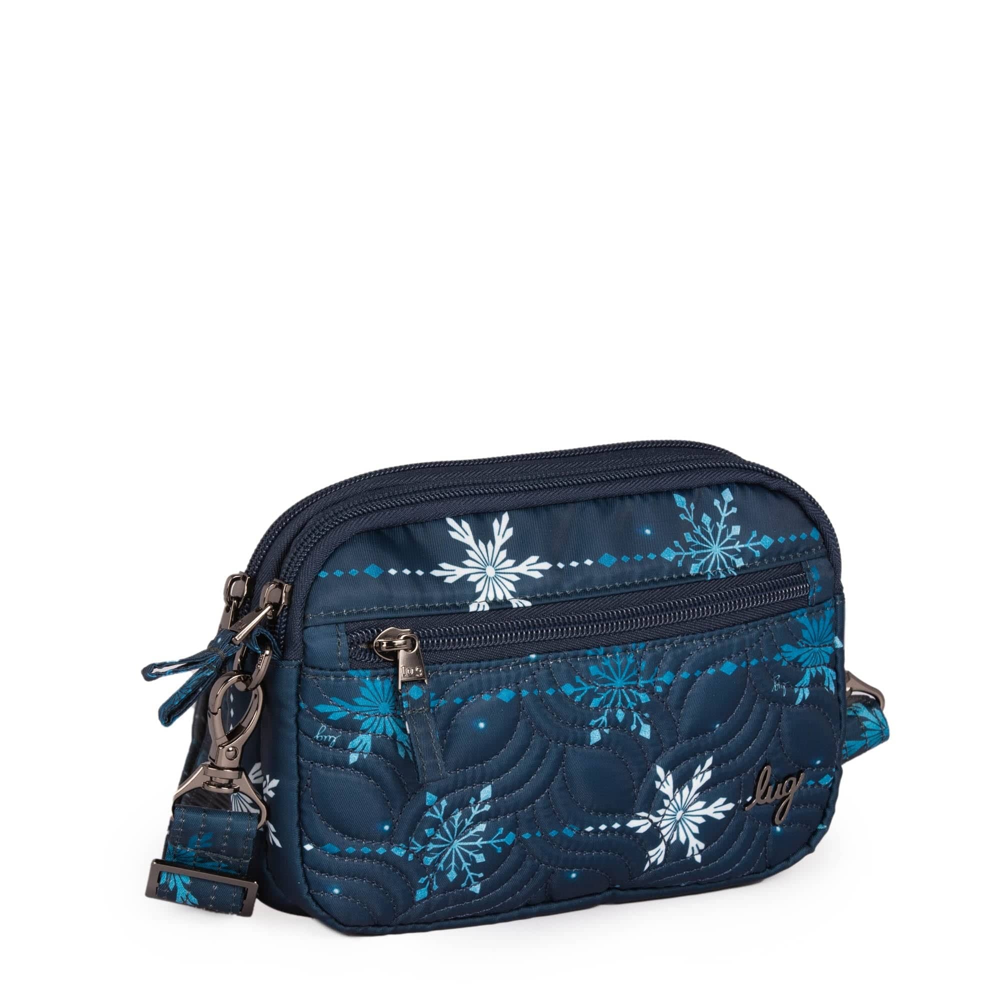 Super Coupe Convertible Crossbody Bag - SNOWFLAKE NAVY - SuperCoupe_SnowflakeNavy_02