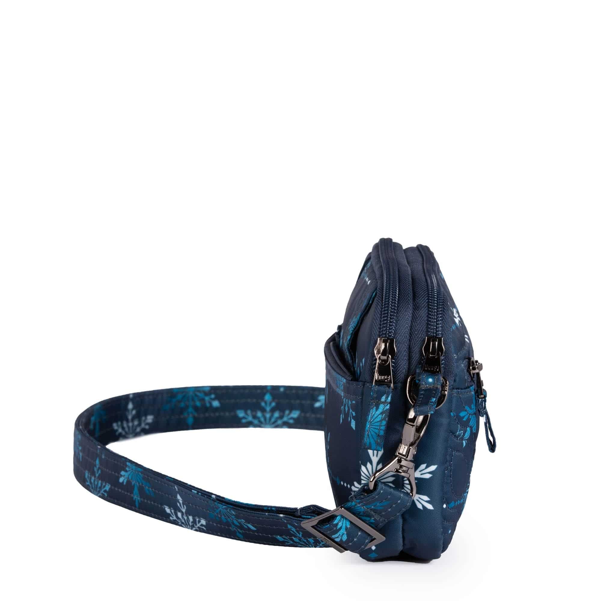 Super Coupe Convertible Crossbody Bag - SNOWFLAKE NAVY - SuperCoupe_SnowflakeNavy_03