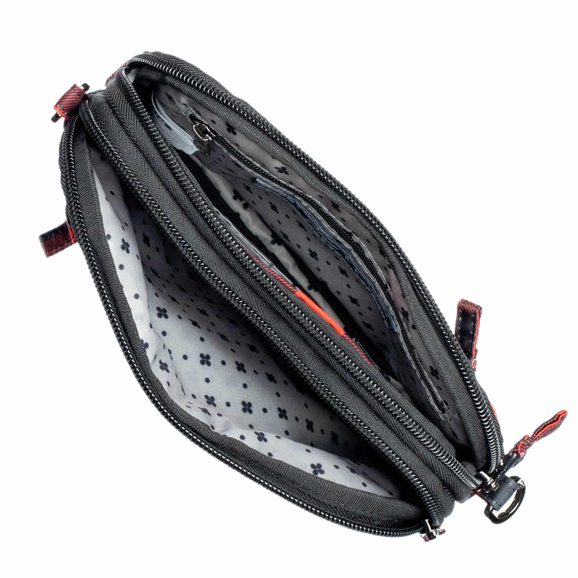 Super Coupe Convertible Crossbody Bag - BUFFALO CHECK RED SMALL - Supercoupe_BuffaloRedCheckSmall_05