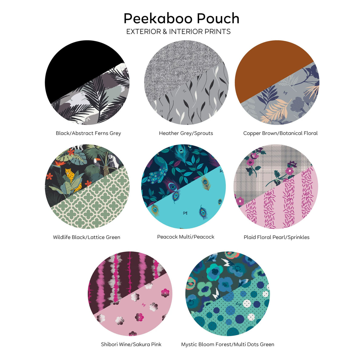 Peekaboo Convertible Wristlet Pouch