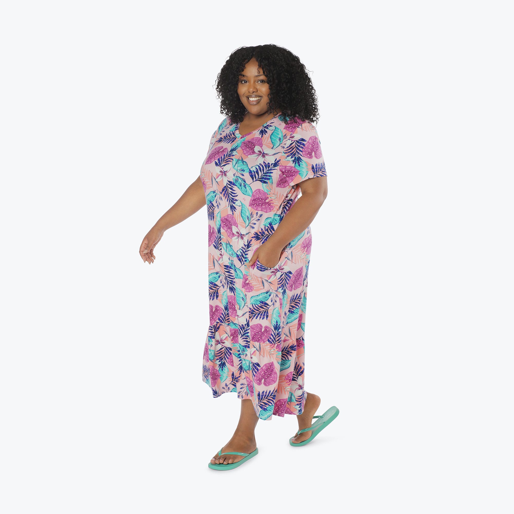 Swing High Low Maxi Dress - AZALEA PINK - Swing_Dress_Azaela-Pink_XL_03