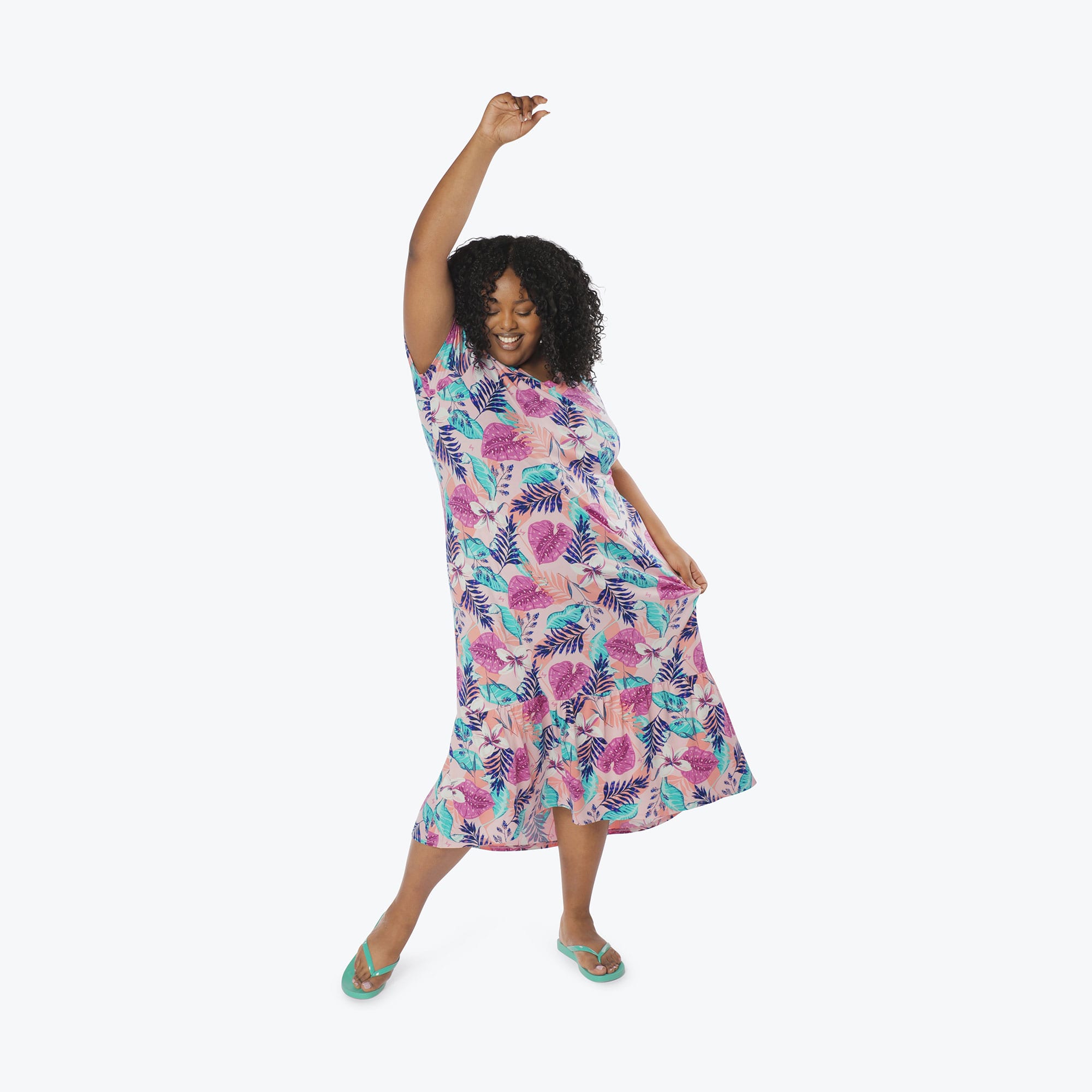 Swing High Low Maxi Dress - AZALEA PINK - Swing_Dress_Azaela-Pink_XL_05