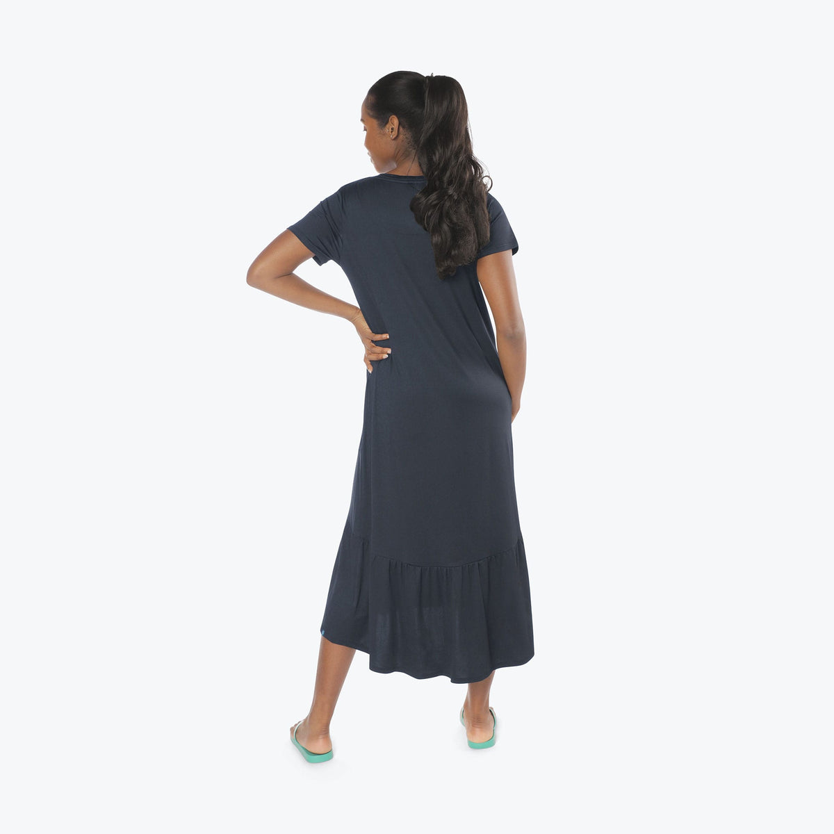 Swing High Low Maxi Dress - BLACK - Swing_Dress_Black_S_02