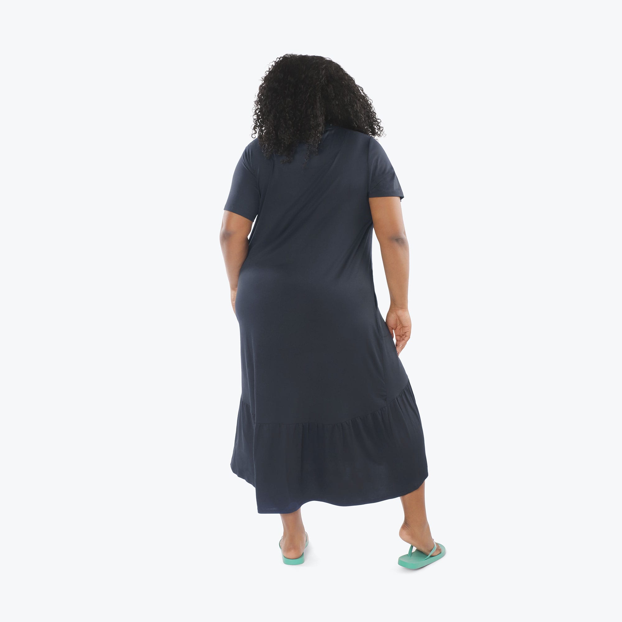 Swing High Low Maxi Dress - BLACK - Swing_Dress_Black_XL_02