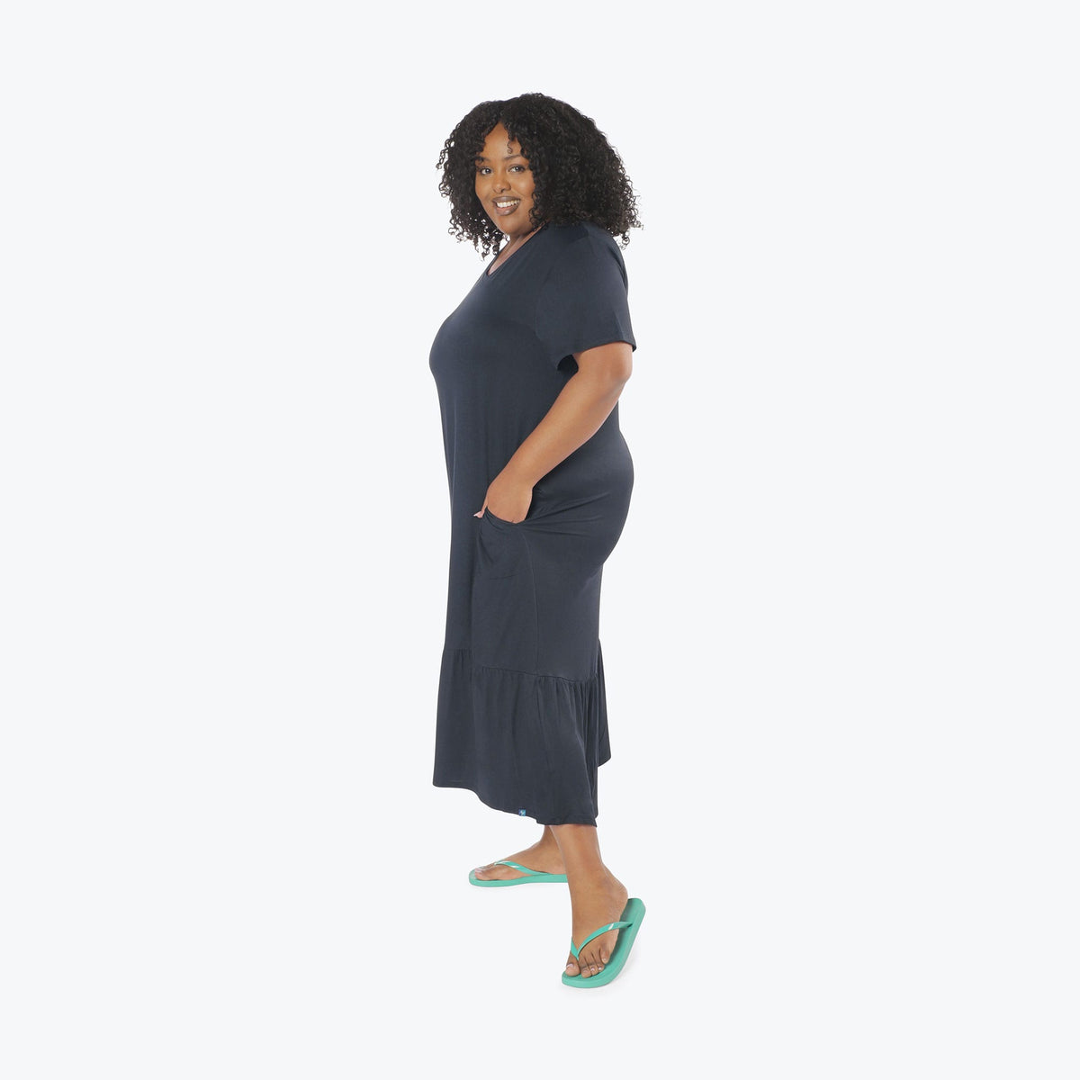 Swing High Low Maxi Dress - BLACK - Swing_Dress_Black_XL_03