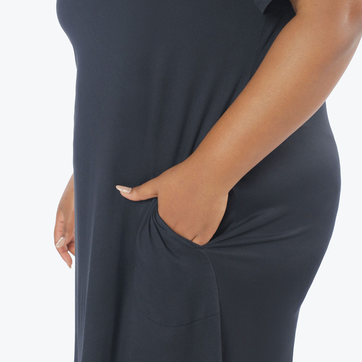 Swing High Low Maxi Dress - BLACK - Swing_Dress_Black_XL_04