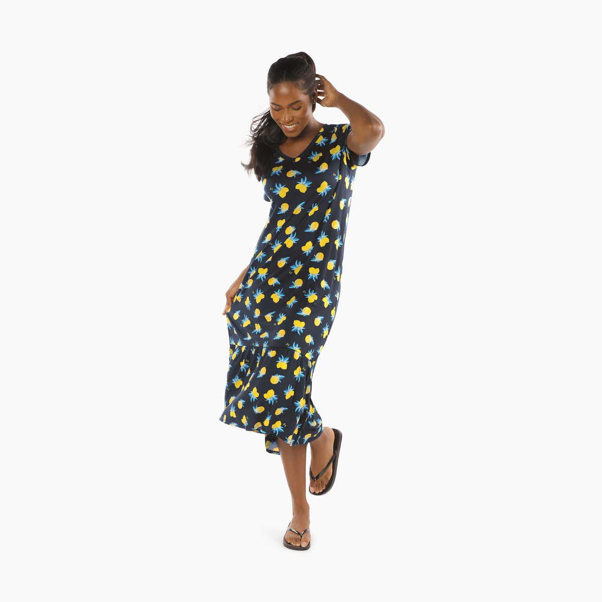 Swing High Low Maxi Dress - CITRUS - Swing_Dress_Citrus_S_05