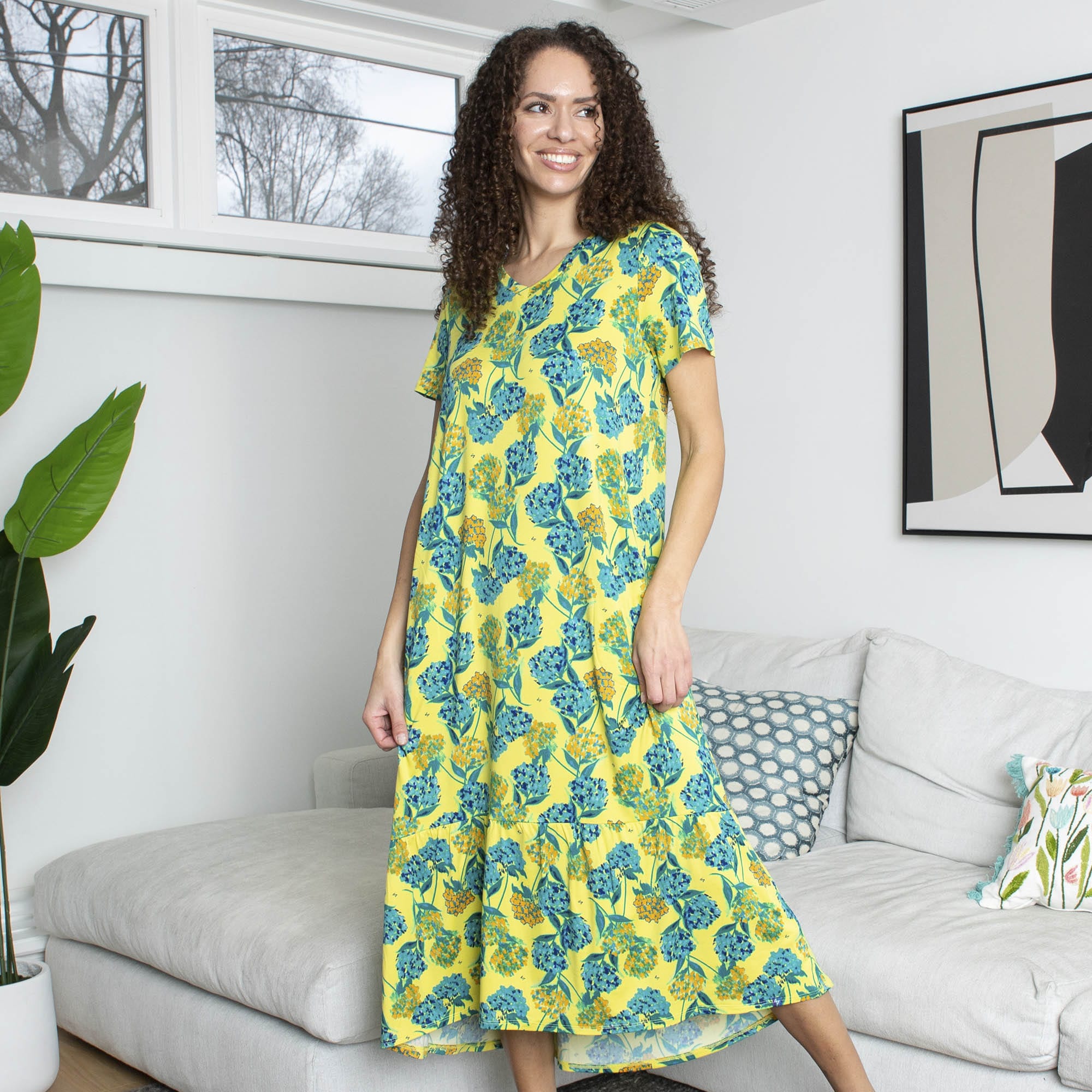 Swing High Low Maxi Dress - - Swing_Dress_Hover