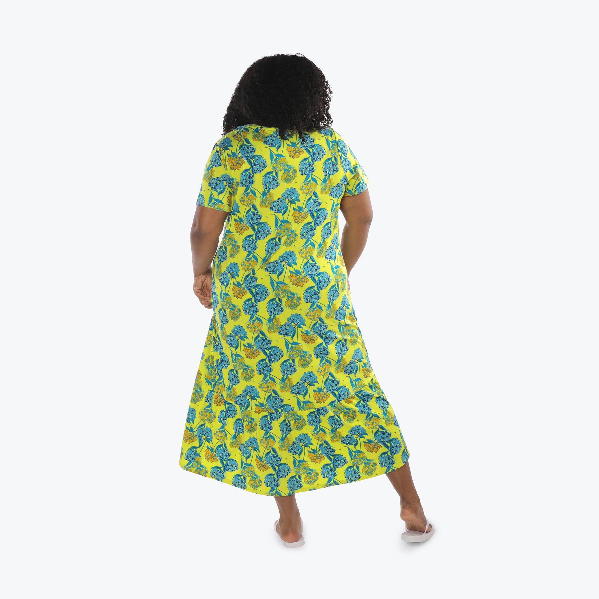 Swing High Low Maxi Dress - HYDRANGEA YELLOW - Swing_Dress_Hydrangea-Yellow_XL_02