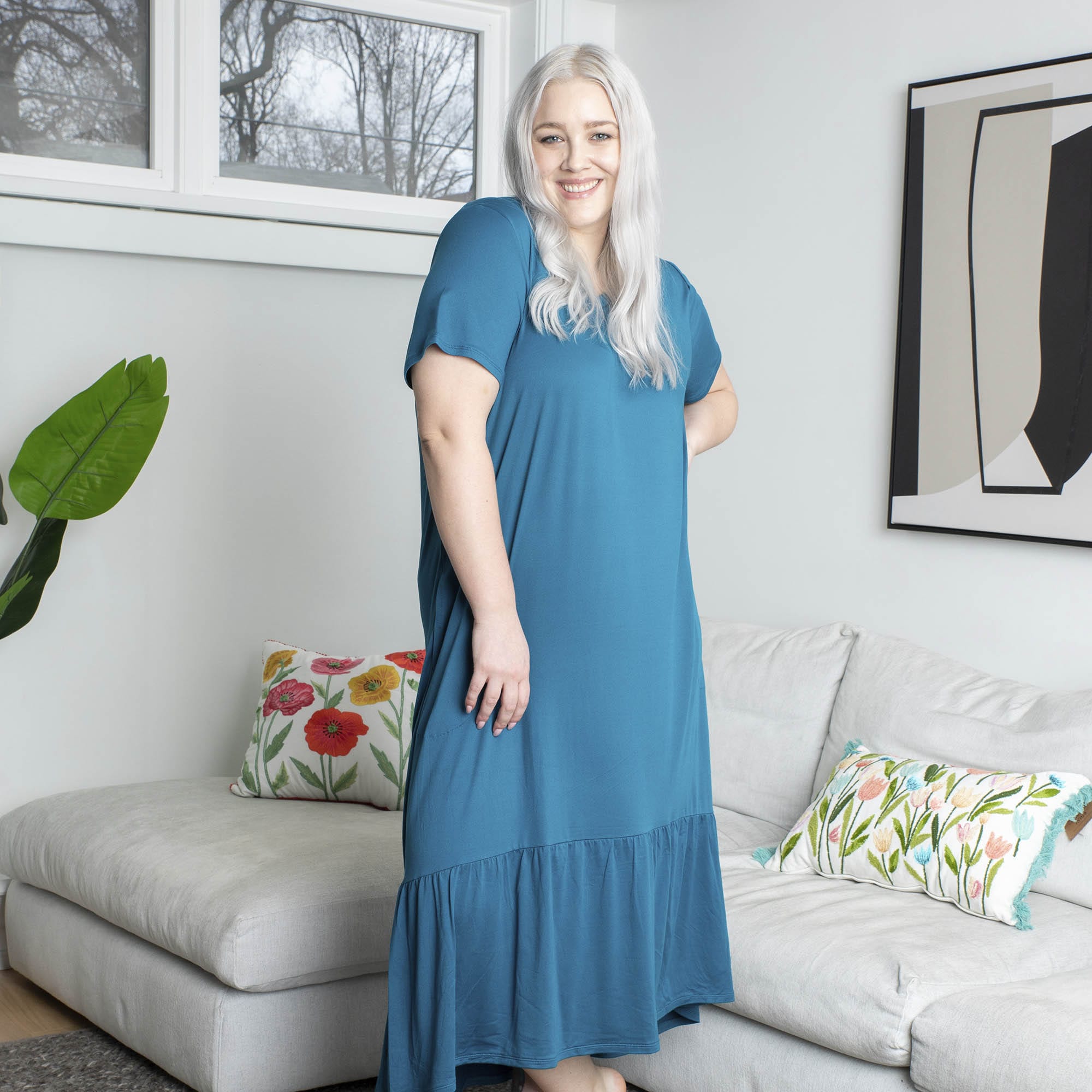 Swing High Low Maxi Dress - - Swing_Dress_Lifestyle_02