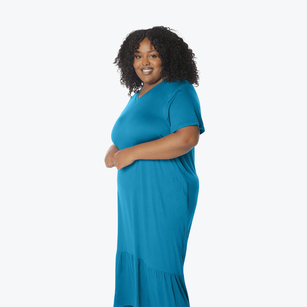 Swing High Low Maxi Dress - OCEAN BLUE - Swing_Dress_Ocean-Blue_XL_03
