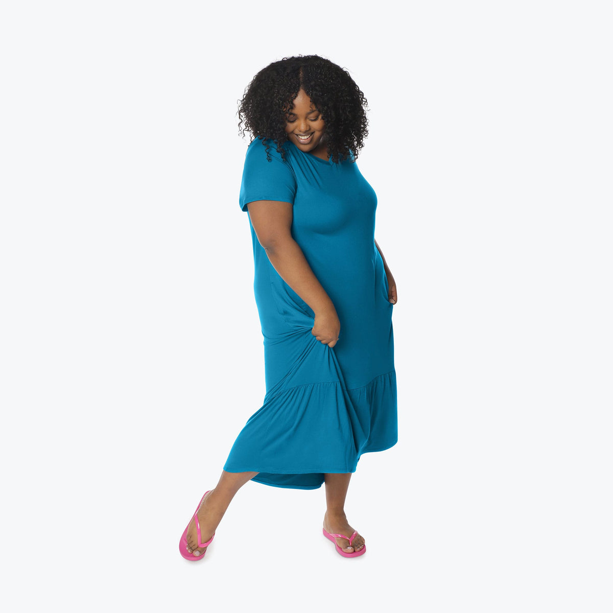 Swing High Low Maxi Dress - OCEAN BLUE - Swing_Dress_Ocean-Blue_XL_05