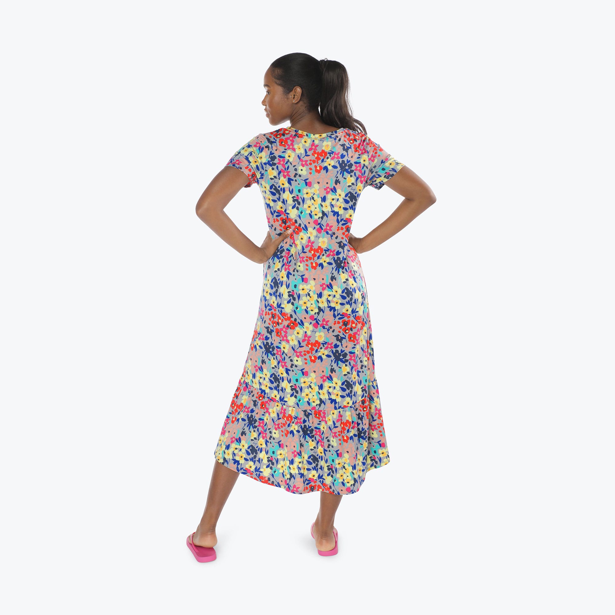 Swing High Low Maxi Dress - WILDFLOWER MULTI - Swing_Dress_WildflowerMulti_S_02