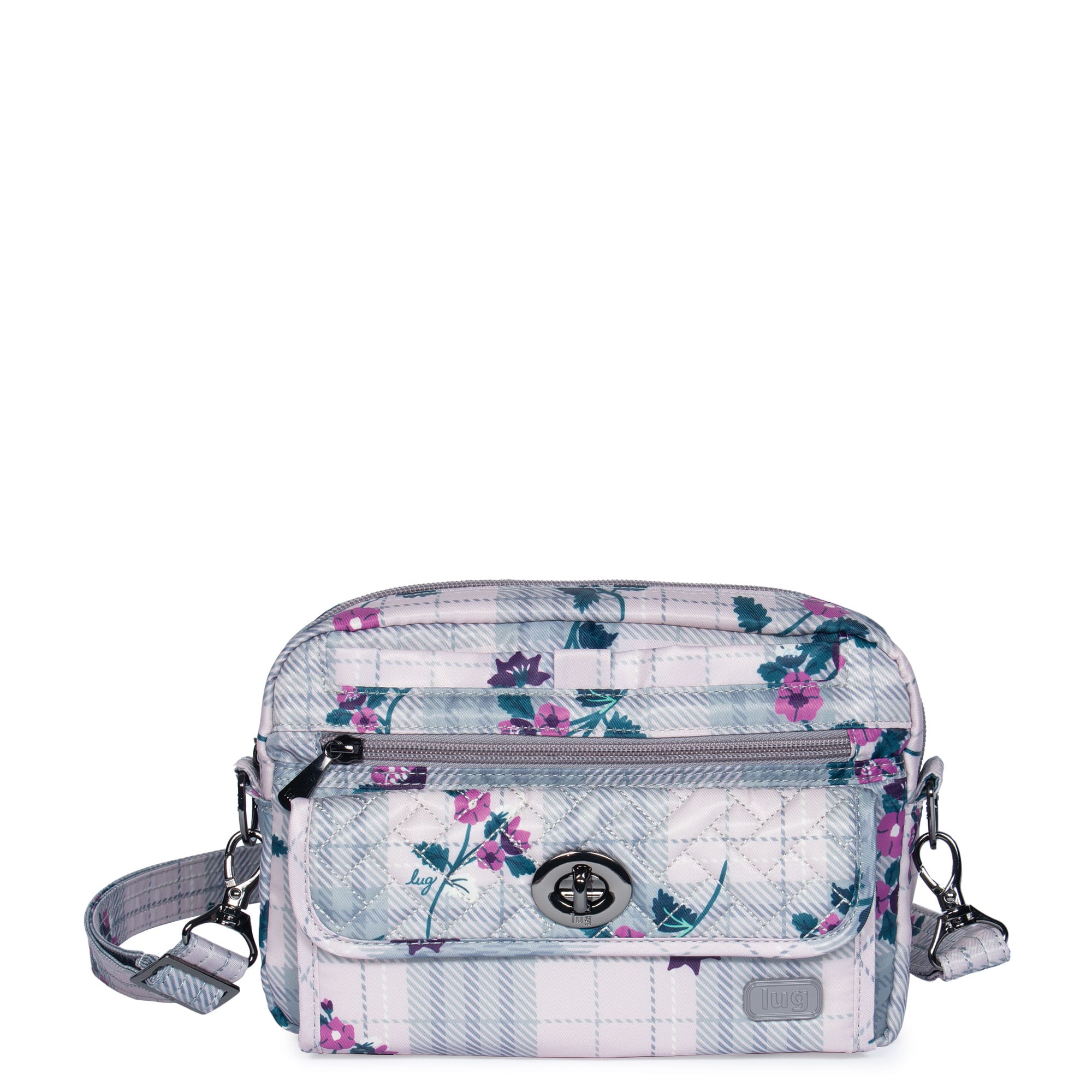 Switch Convertible Crossbody Bag - PLAID FLORAL PEARL - Switch_PlaidFloralPearl_01