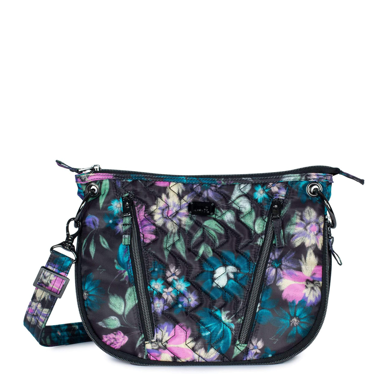 Swivel Convertible Crossbody - BLOOM BLACK - Swivel_BloomBlack_01