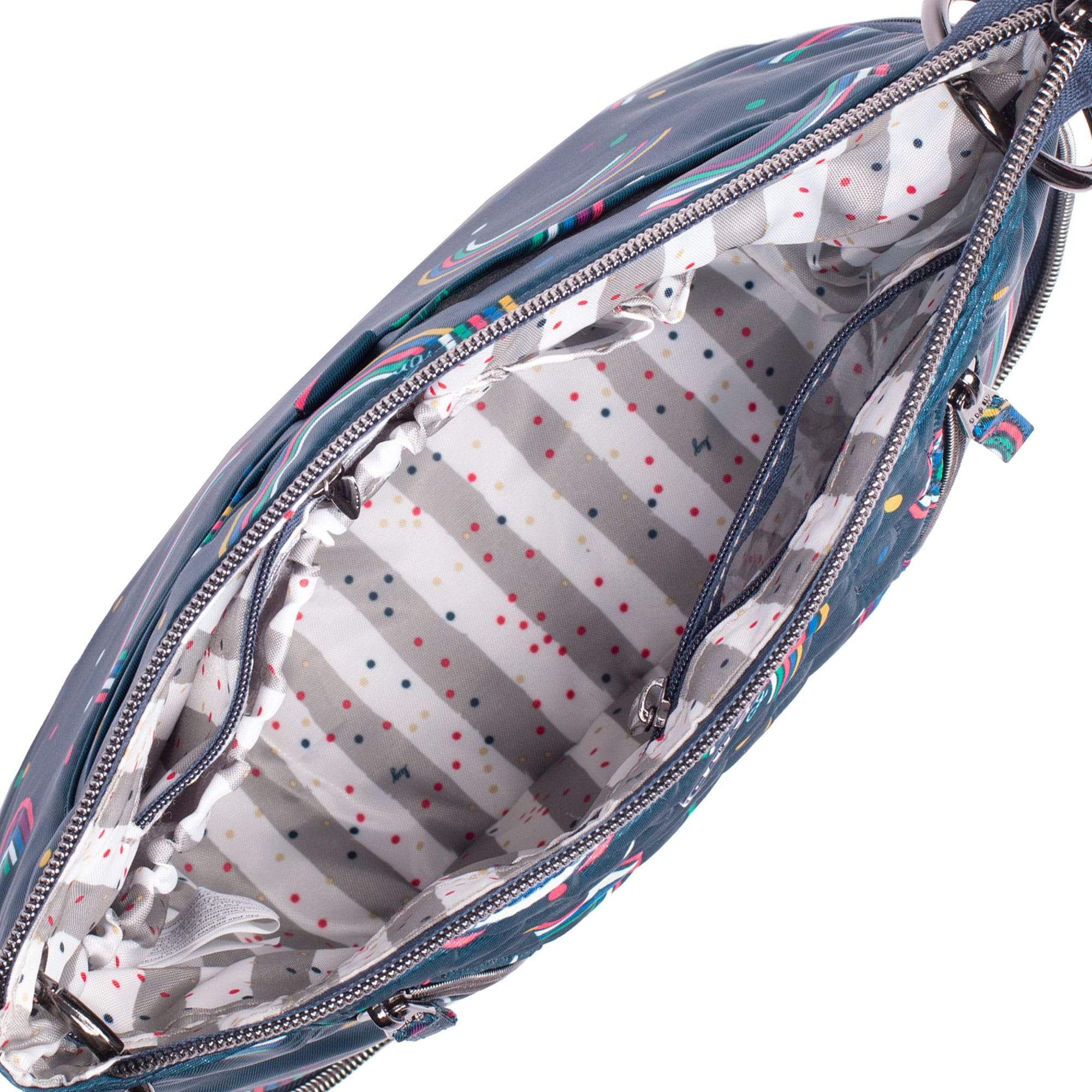 Swivel Convertible Crossbody - RAINBOW NAVY - Swivel_RainbowNavy_05