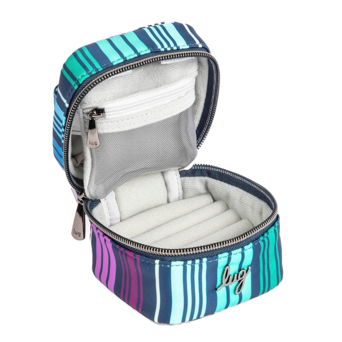Swizzle Mini Jewelry Case - LOVE STRIPE MULTI - SwizzleMini_LoveStripeMulti_05
