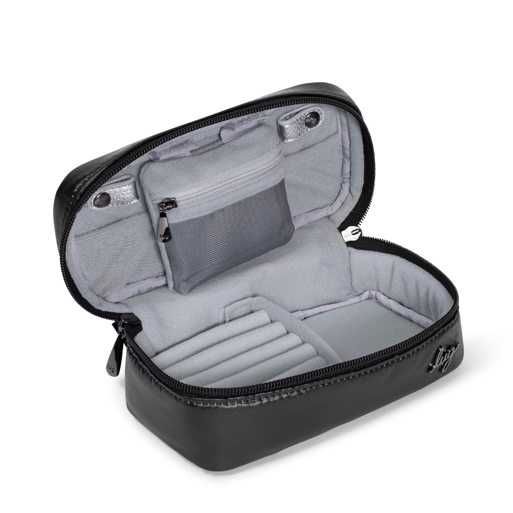 Swizzle Jewelry Case - METALLIC BLACK - Swizzle_BlackMetallic_05