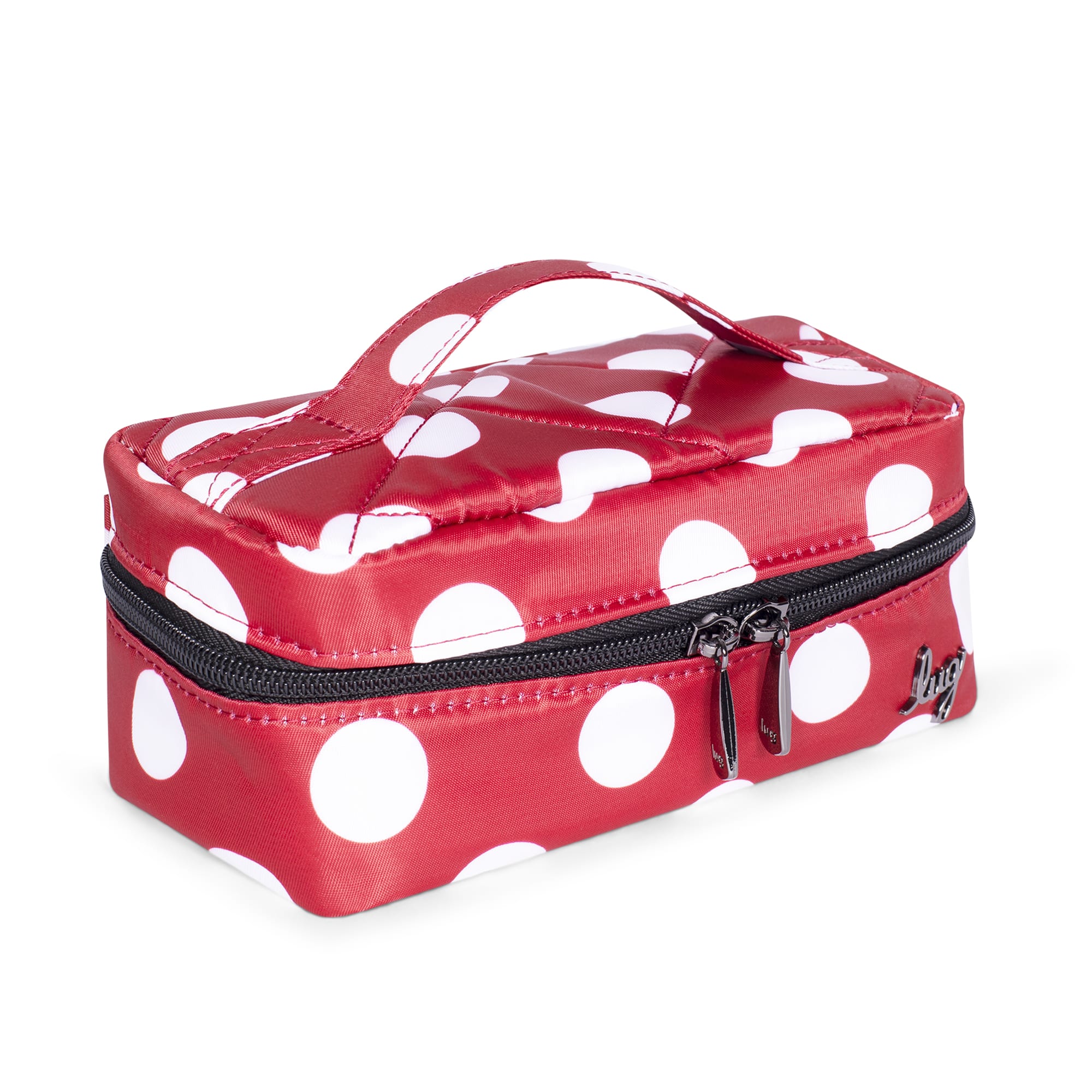 Swizzle Jewelry Case - CRIMSON LARGE DOT - Swizzle_CrimsonLgDot_02