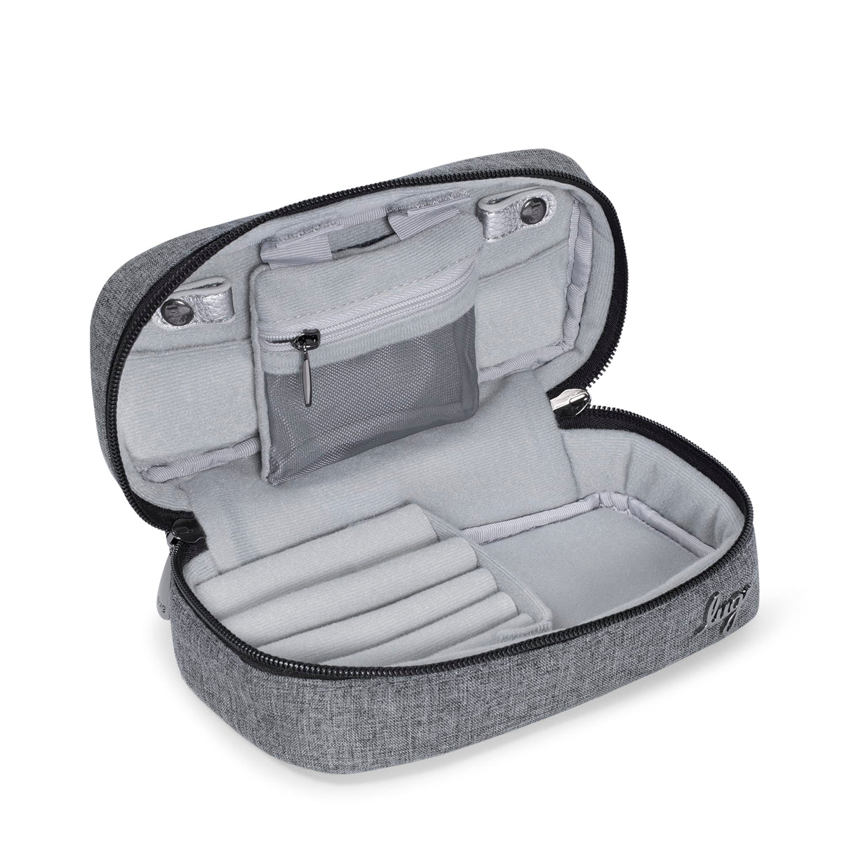 Swizzle Jewelry Case - HEATHER GREY - Swizzle_HeatherGrey_05