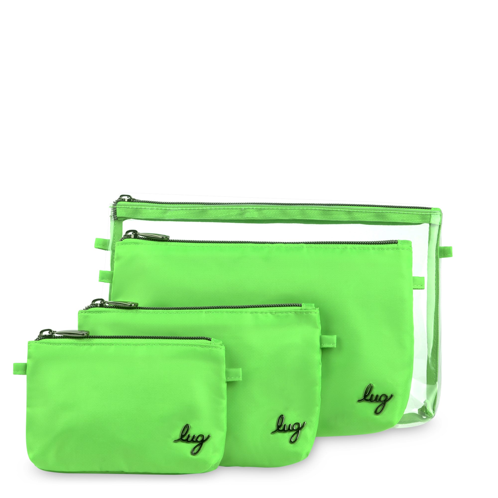 Tackle 4pc Storage Pouches - LIME - TacklePouches_Green_01