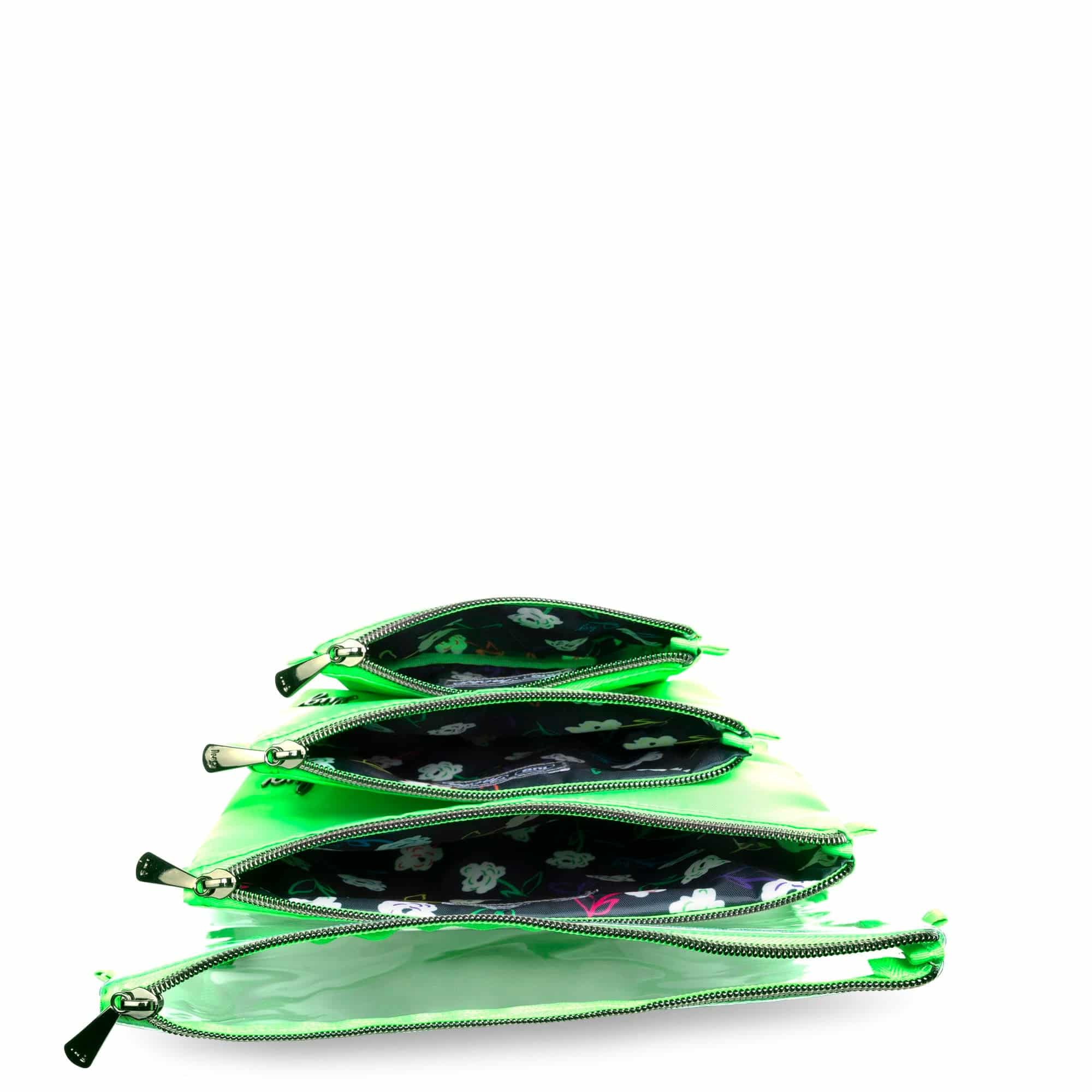 Tackle 4pc Storage Pouches - LIME - TacklePouches_Green_04