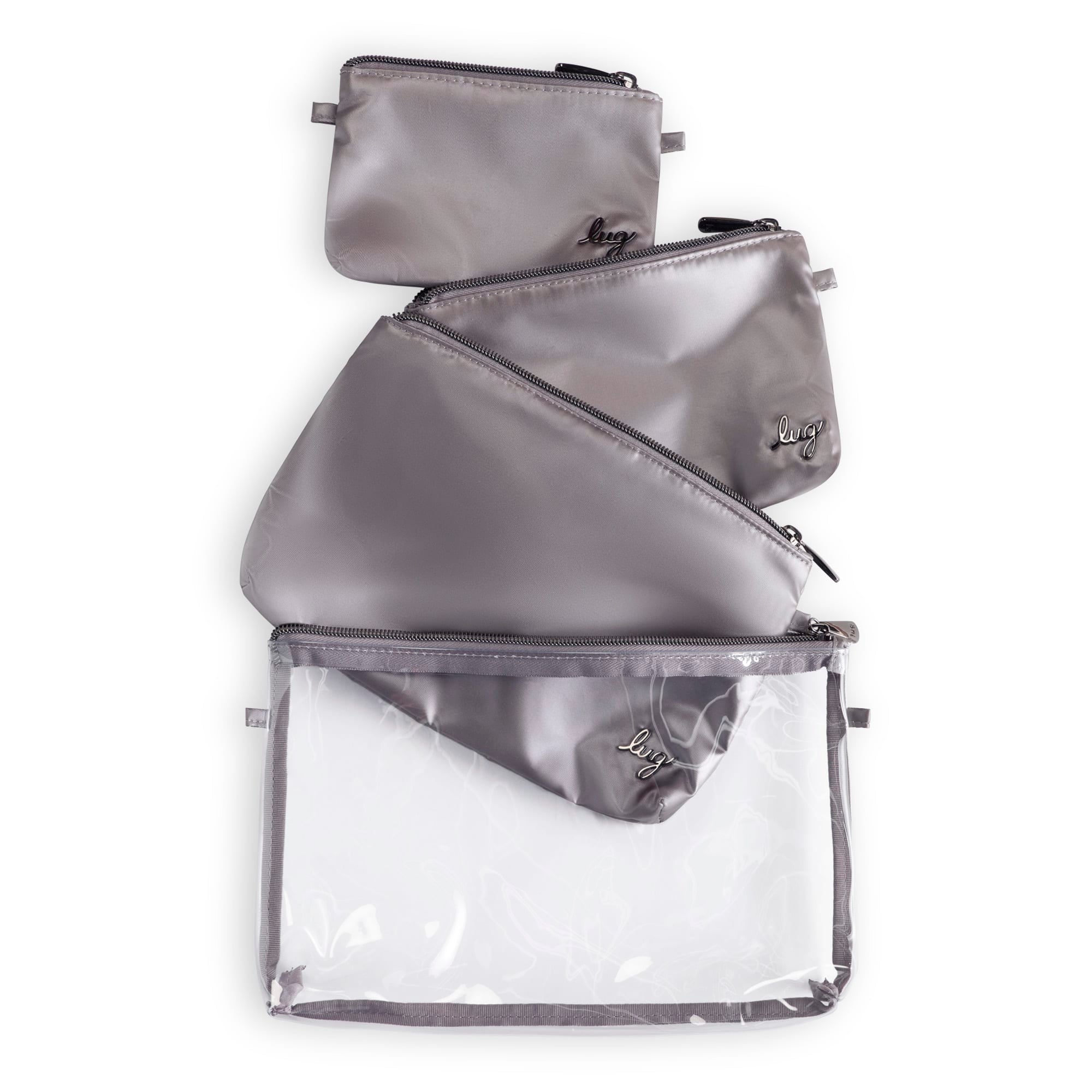 Tackle 4pc Storage Pouches - METALLIC PEARL - TacklePouches_Gunmetal_Grey_03